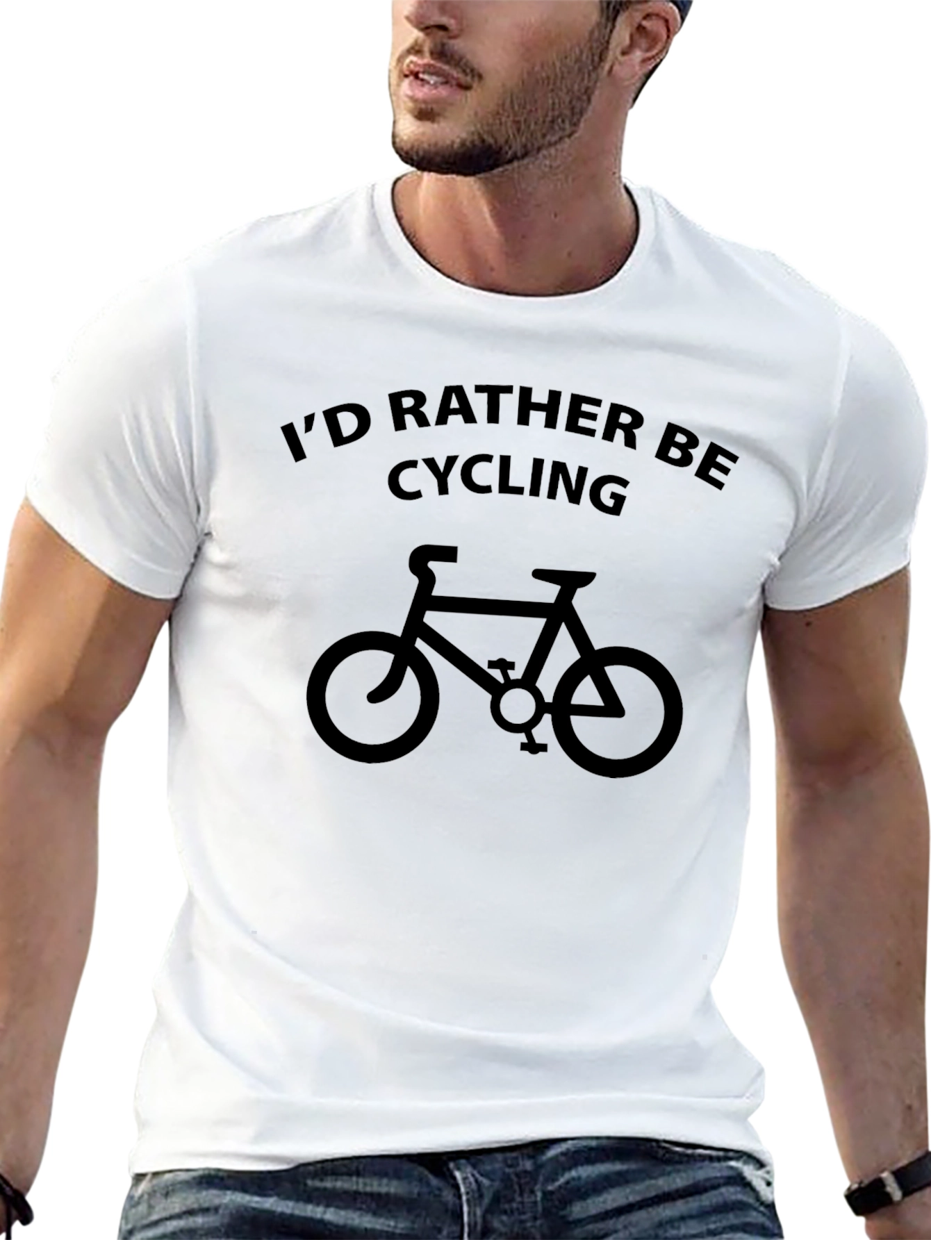 Cycling T-Shirt: Id Rather Be Cycling