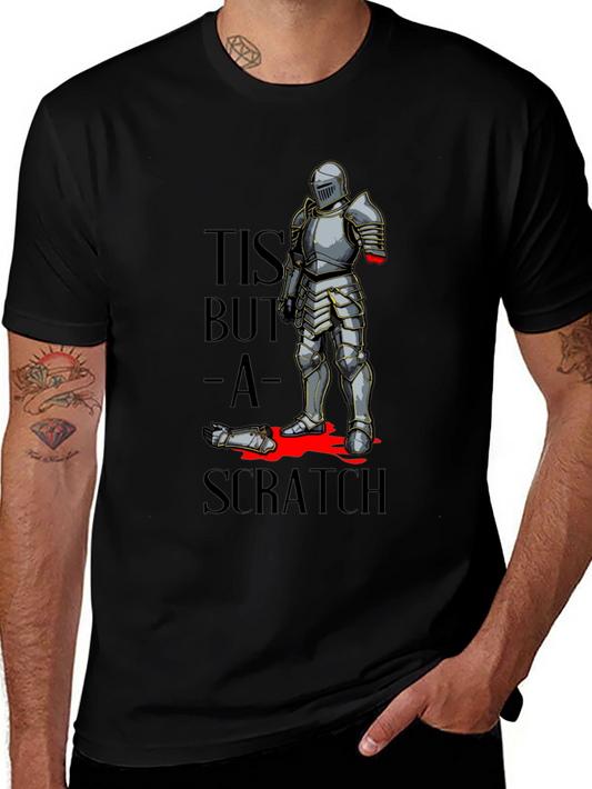 Tis But a Scratch T-Shirt - Funny Knight Humor Tee