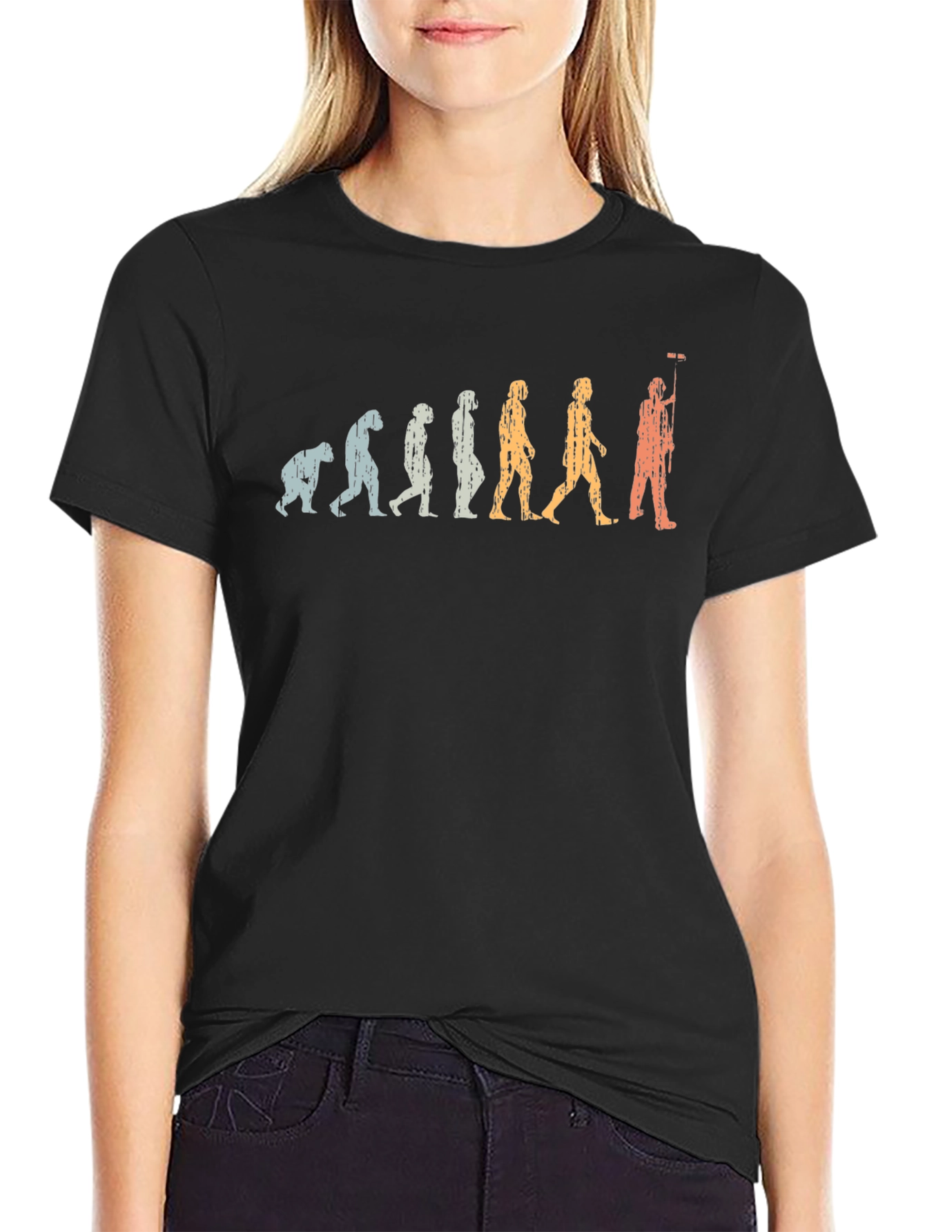 Evolution of Painting T-Shirt - Black Graphic Tee