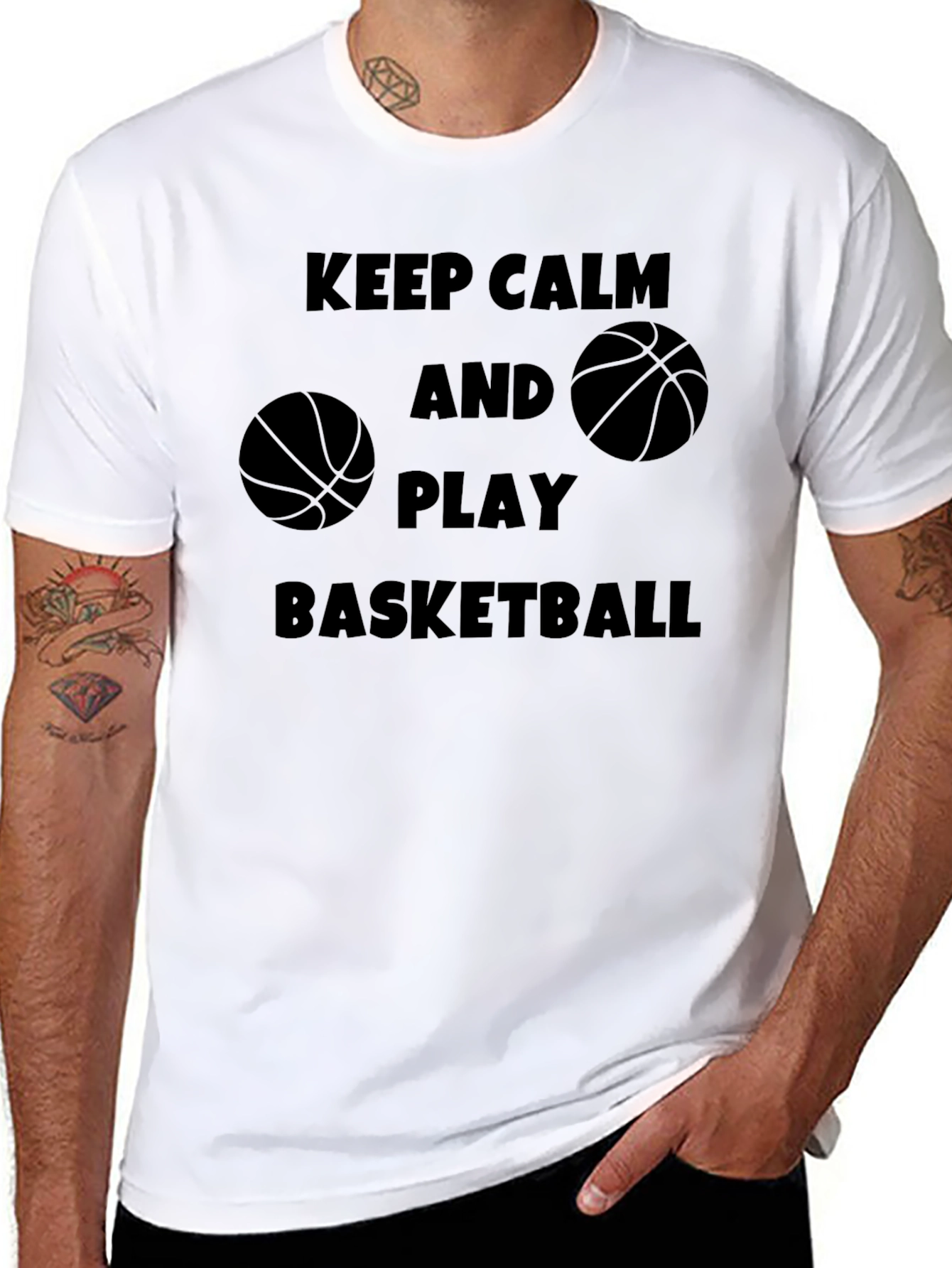 Keep Calm Basketball T-Shirt