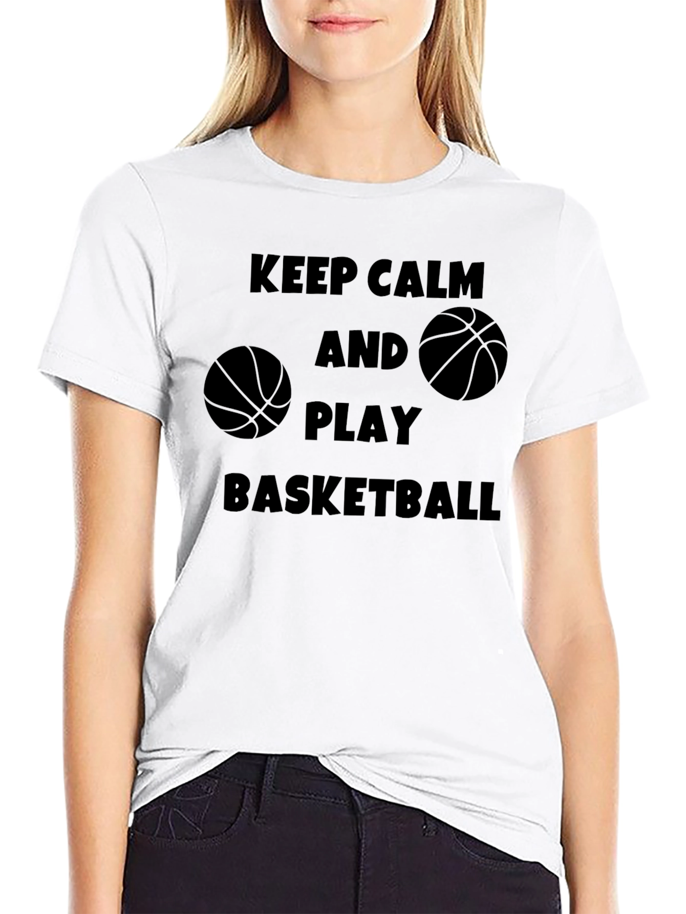 Keep Calm Basketball T-Shirt