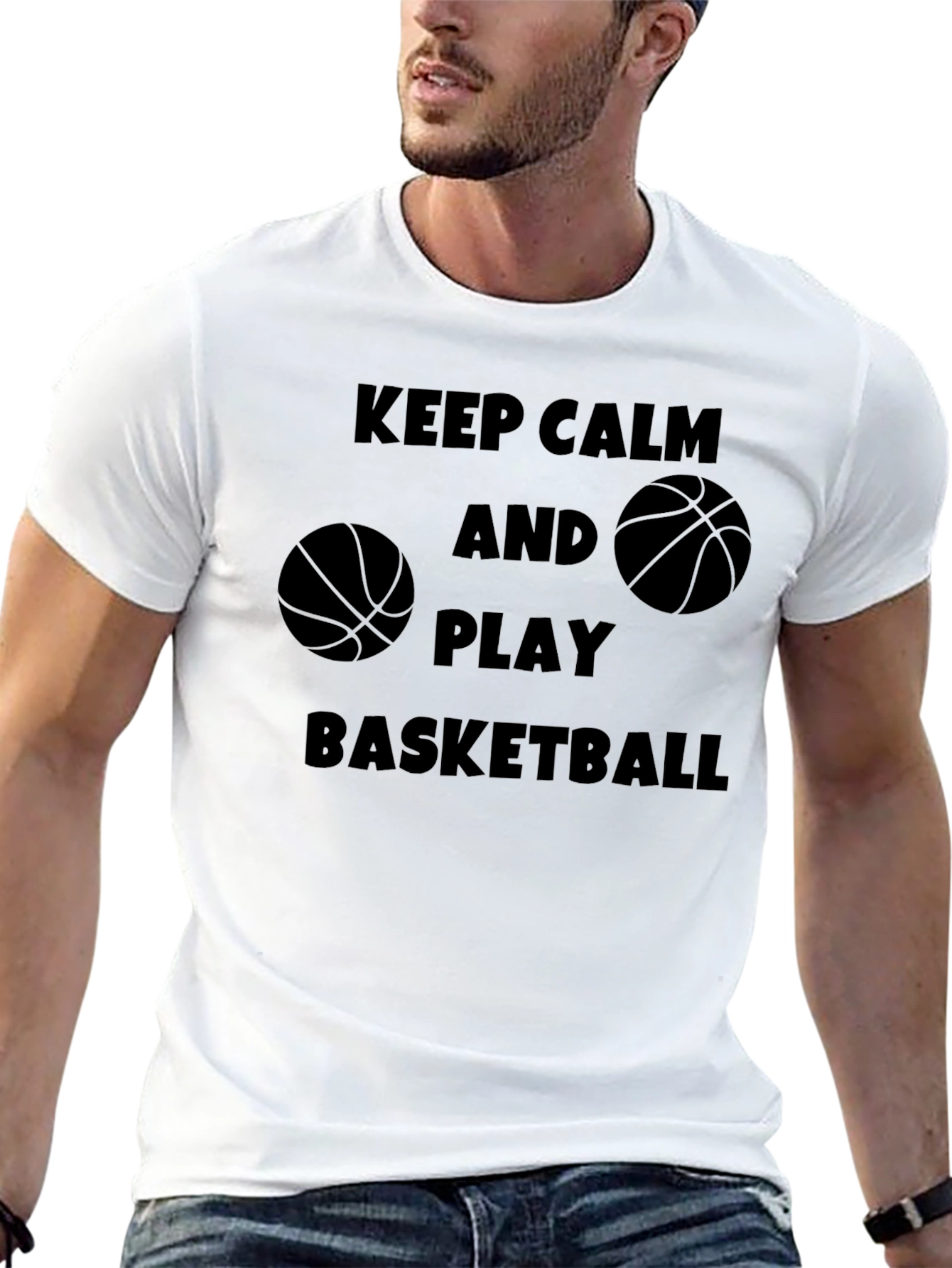 Keep Calm Basketball T-Shirt