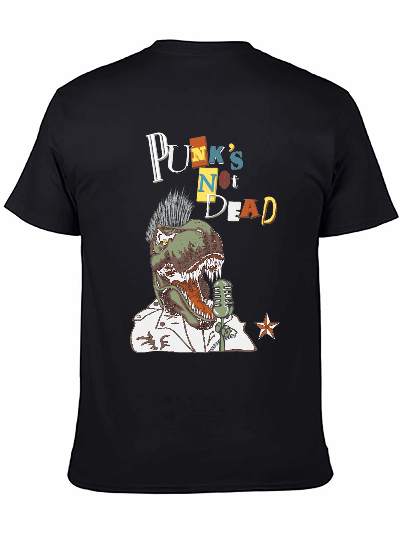 Punks Not Dead Dinosaur T-Shirt