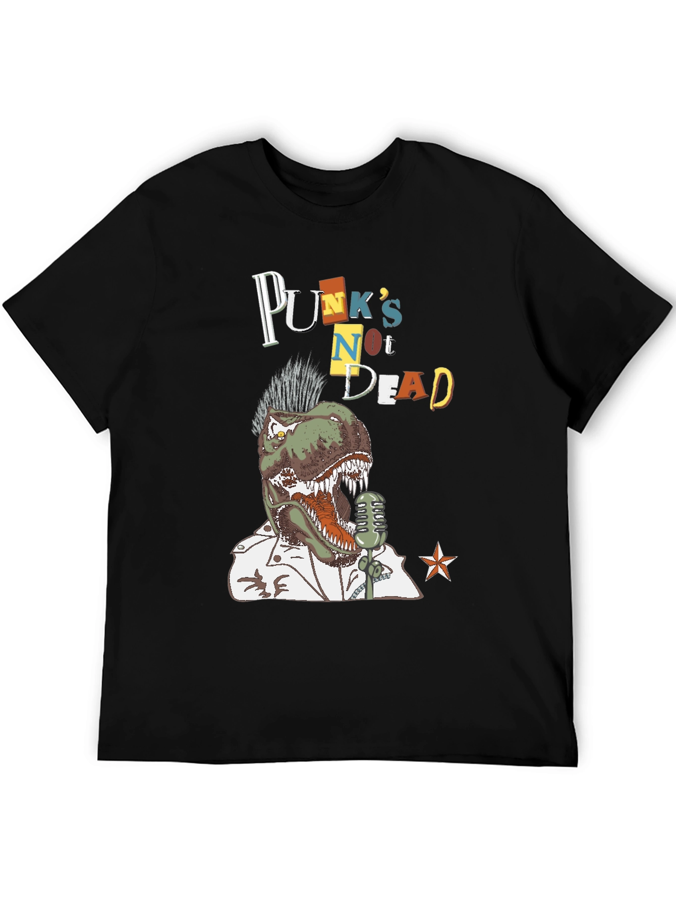 Punks Not Dead Dinosaur T-Shirt