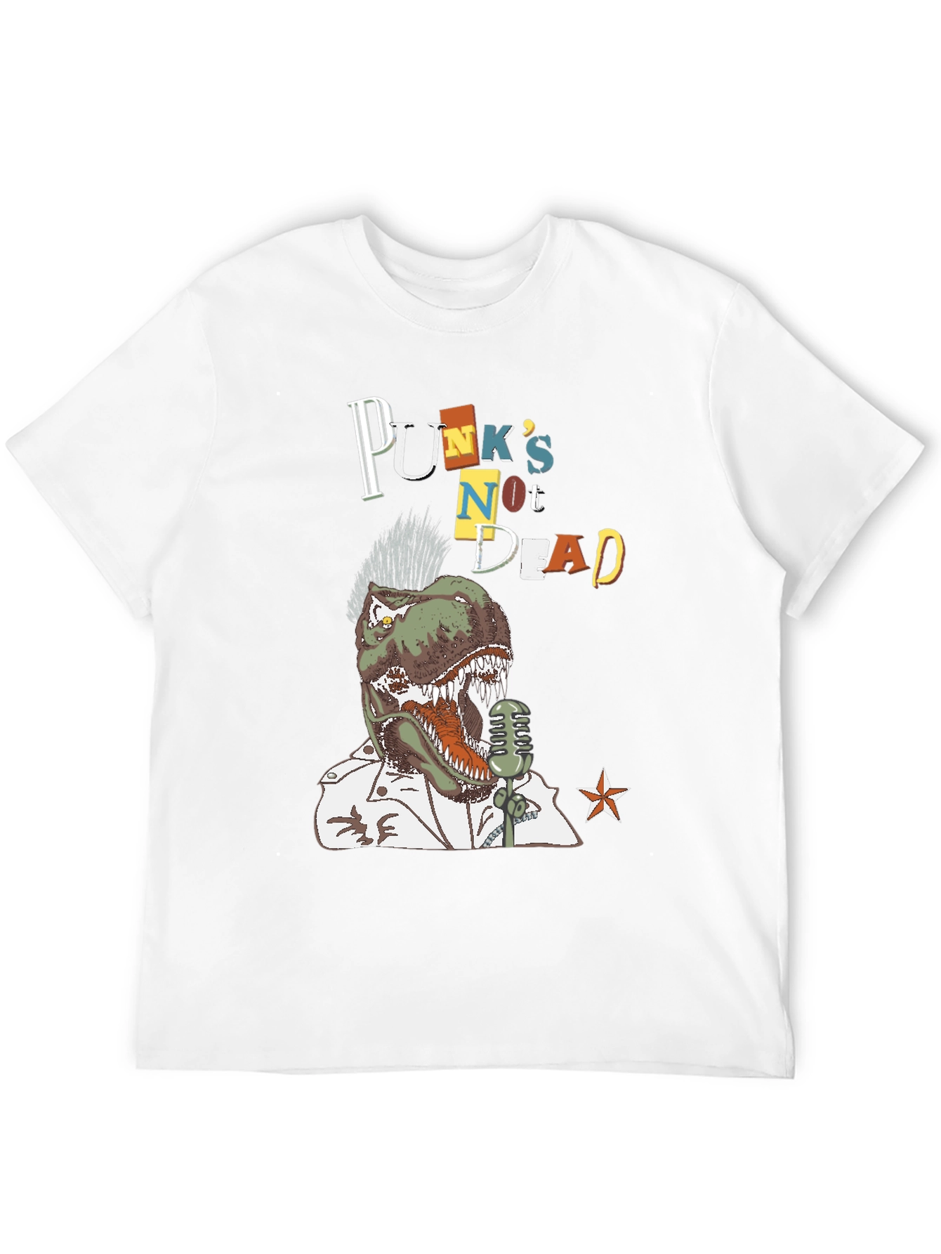 Punks Not Dead Dinosaur T-Shirt