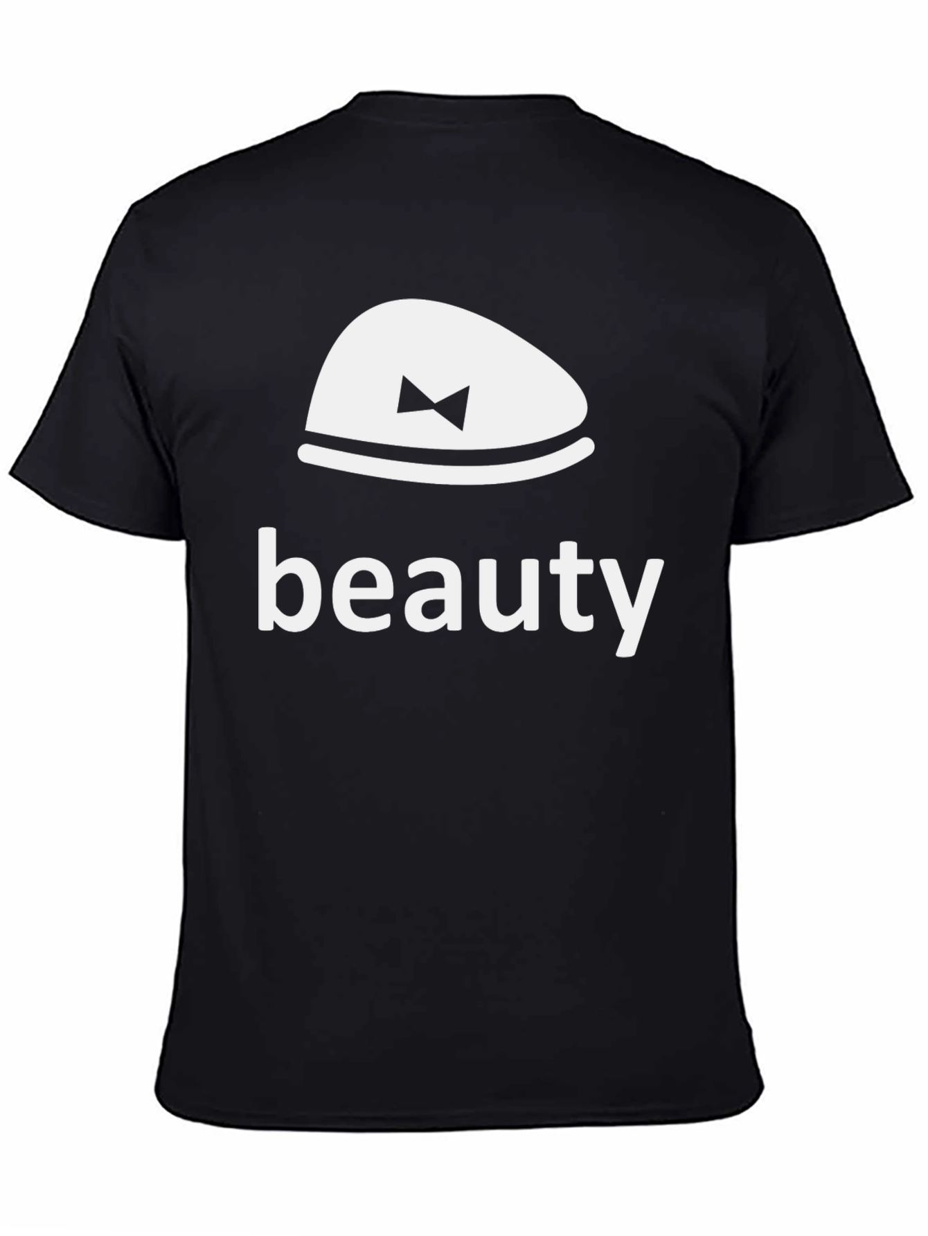 Beauty Bowtie Graphic Tee - Stylish Black T-Shirt