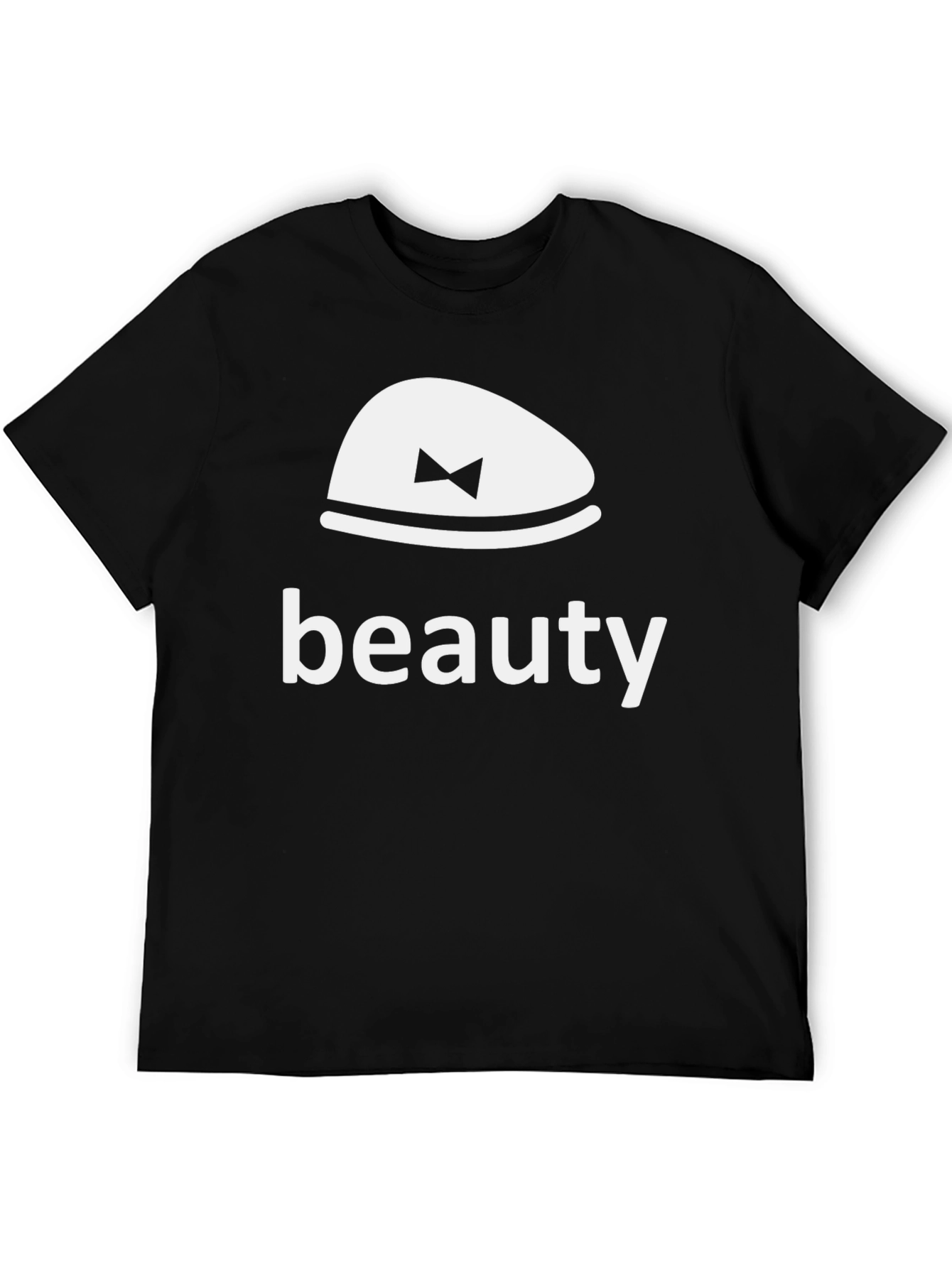 Beauty Bowtie Graphic Tee - Stylish Black T-Shirt