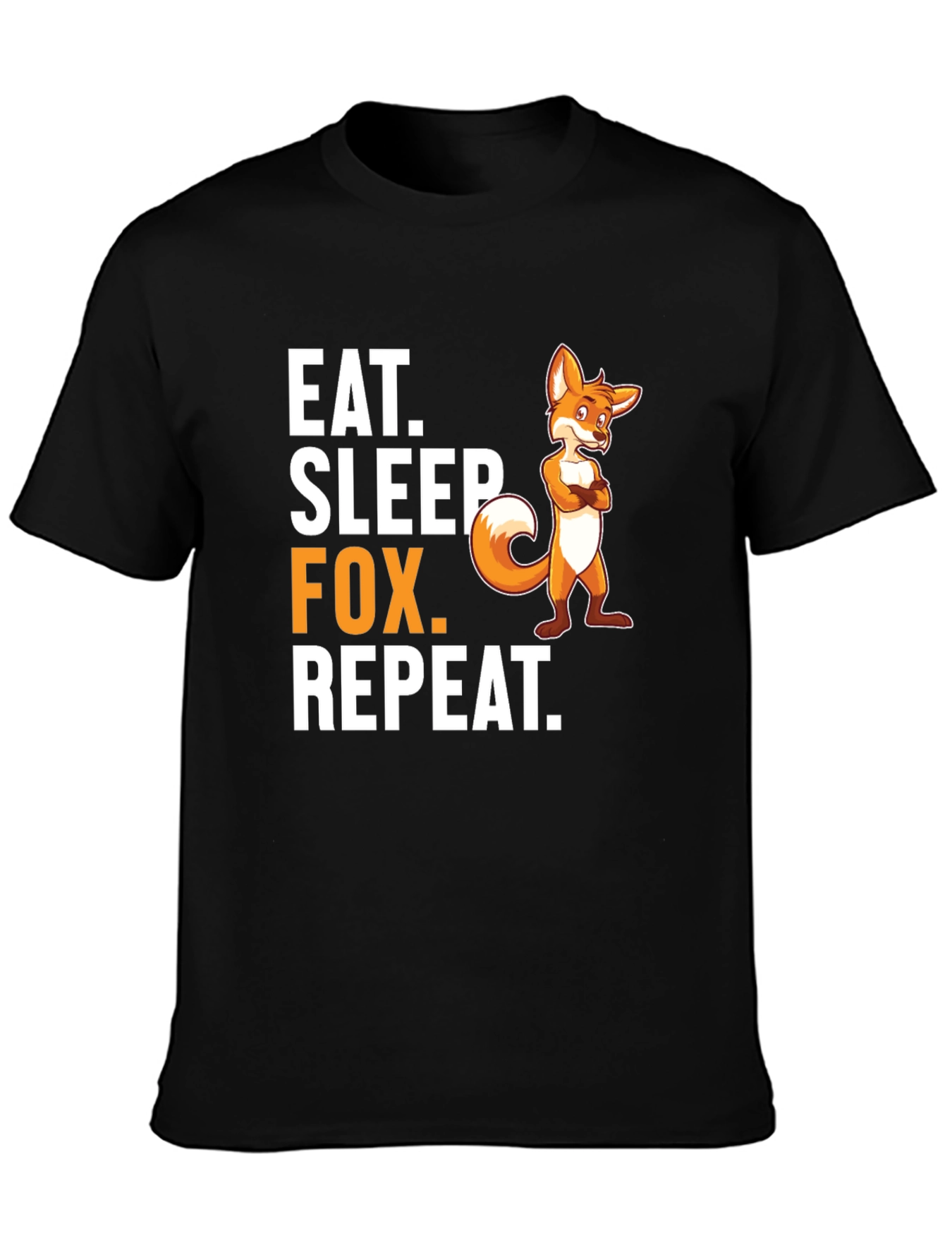 Eat Sleep Fox Repeat T-Shirt