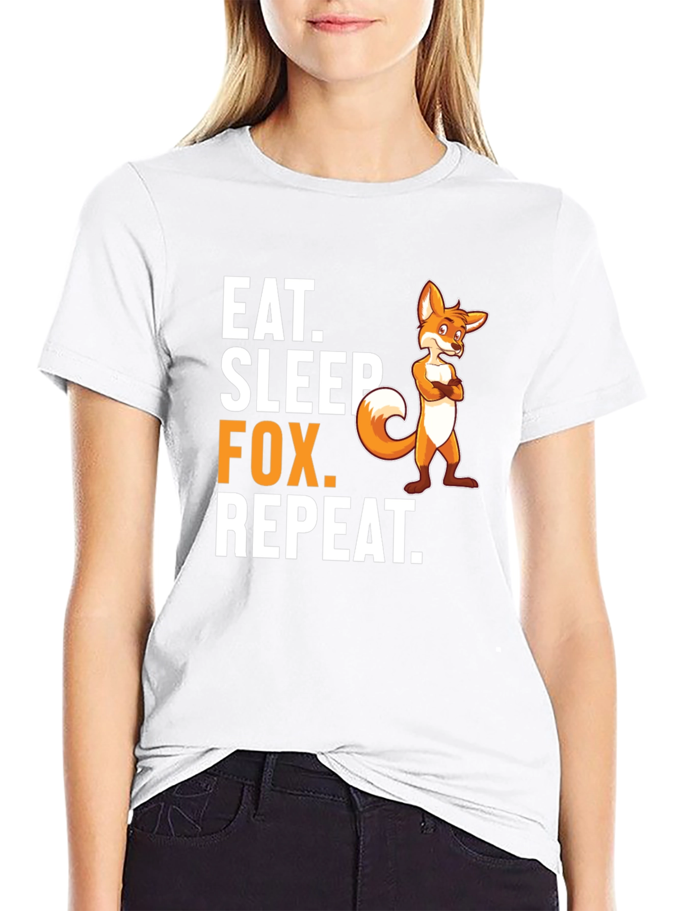 Eat Sleep Fox Repeat T-Shirt