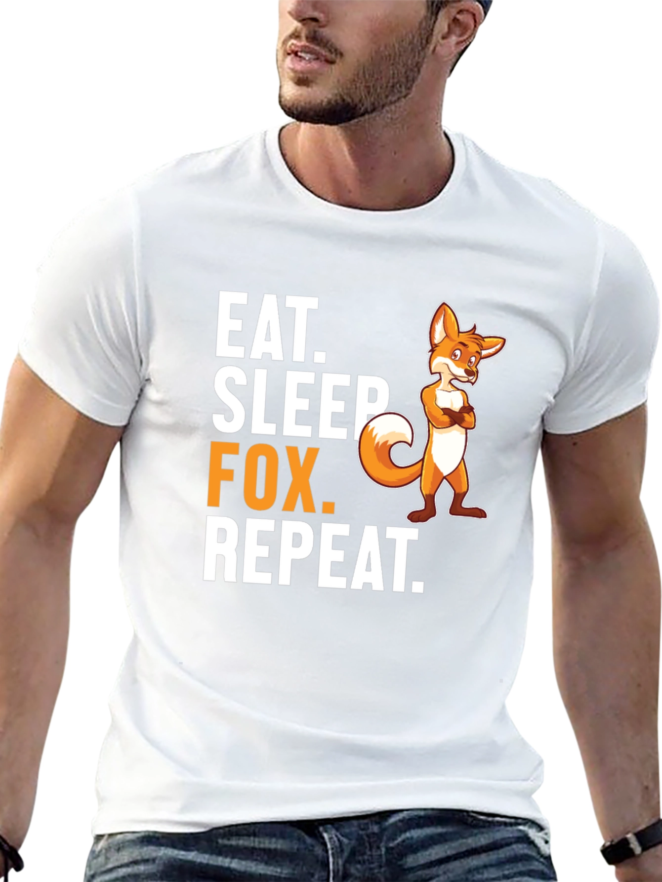 Eat Sleep Fox Repeat T-Shirt