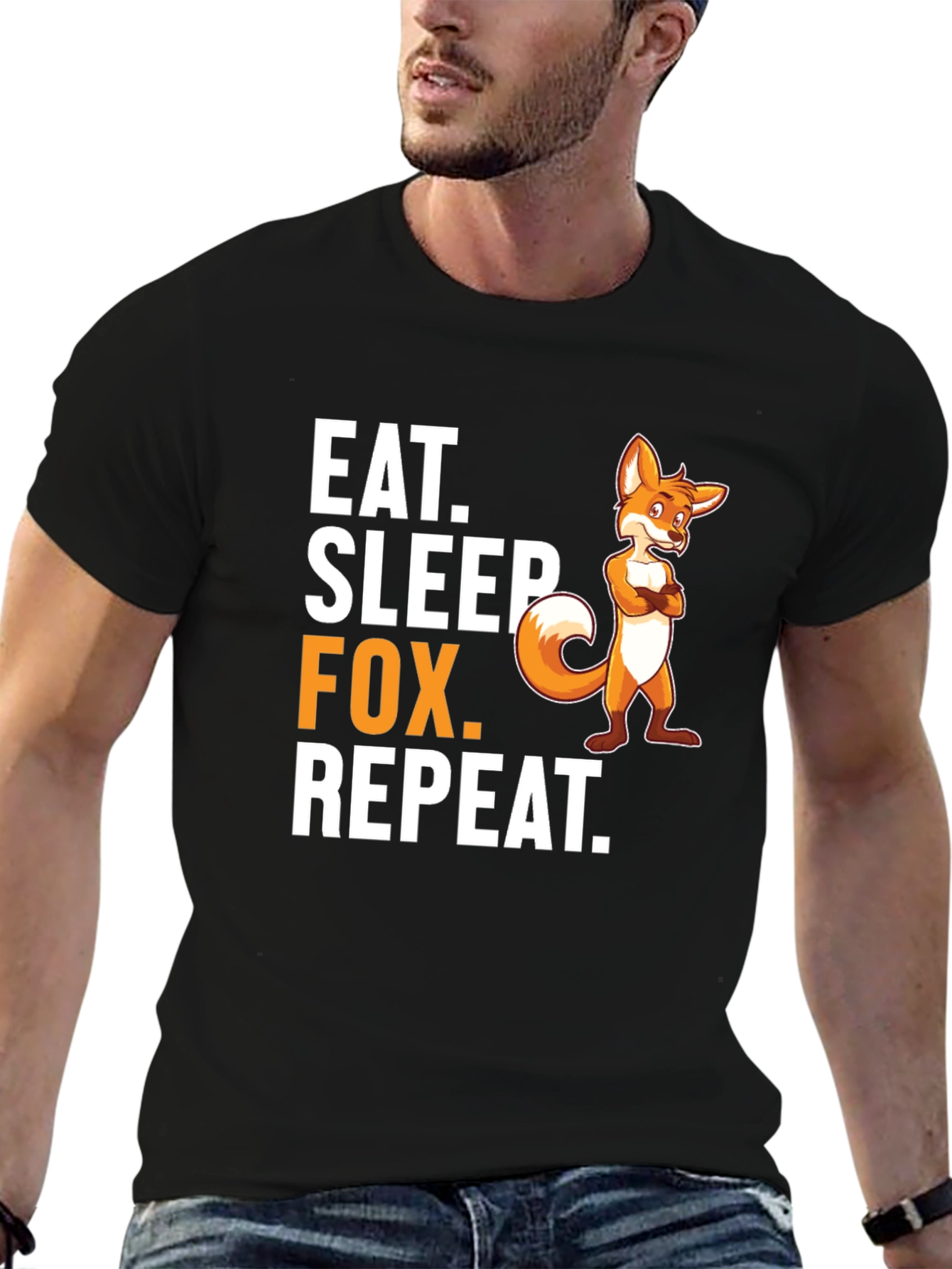 Eat Sleep Fox Repeat T-Shirt