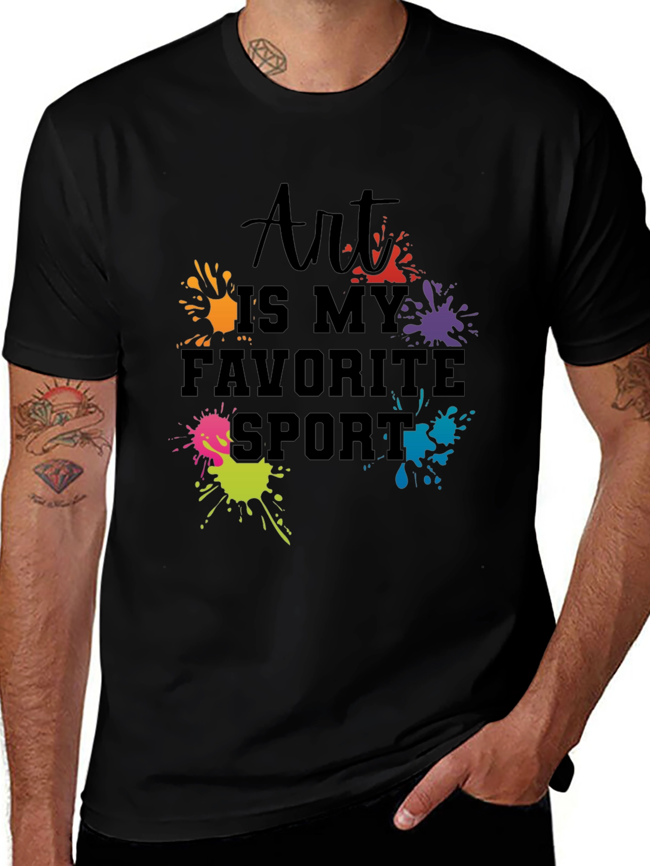 Art is My Favorite Sport Graphic T-Shirt