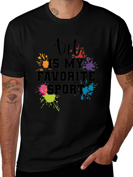Art is My Favorite Sport Graphic T-Shirt
