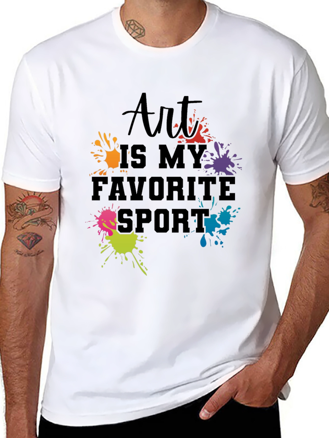 Art is My Favorite Sport Graphic T-Shirt