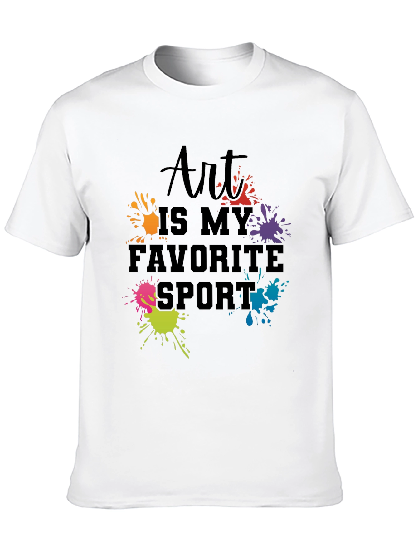 Art is My Favorite Sport Graphic T-Shirt