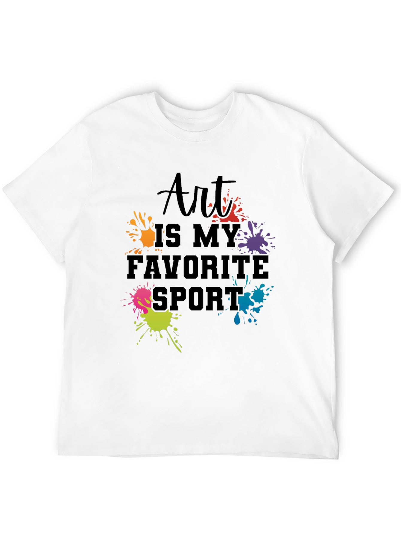 Art is My Favorite Sport Graphic T-Shirt