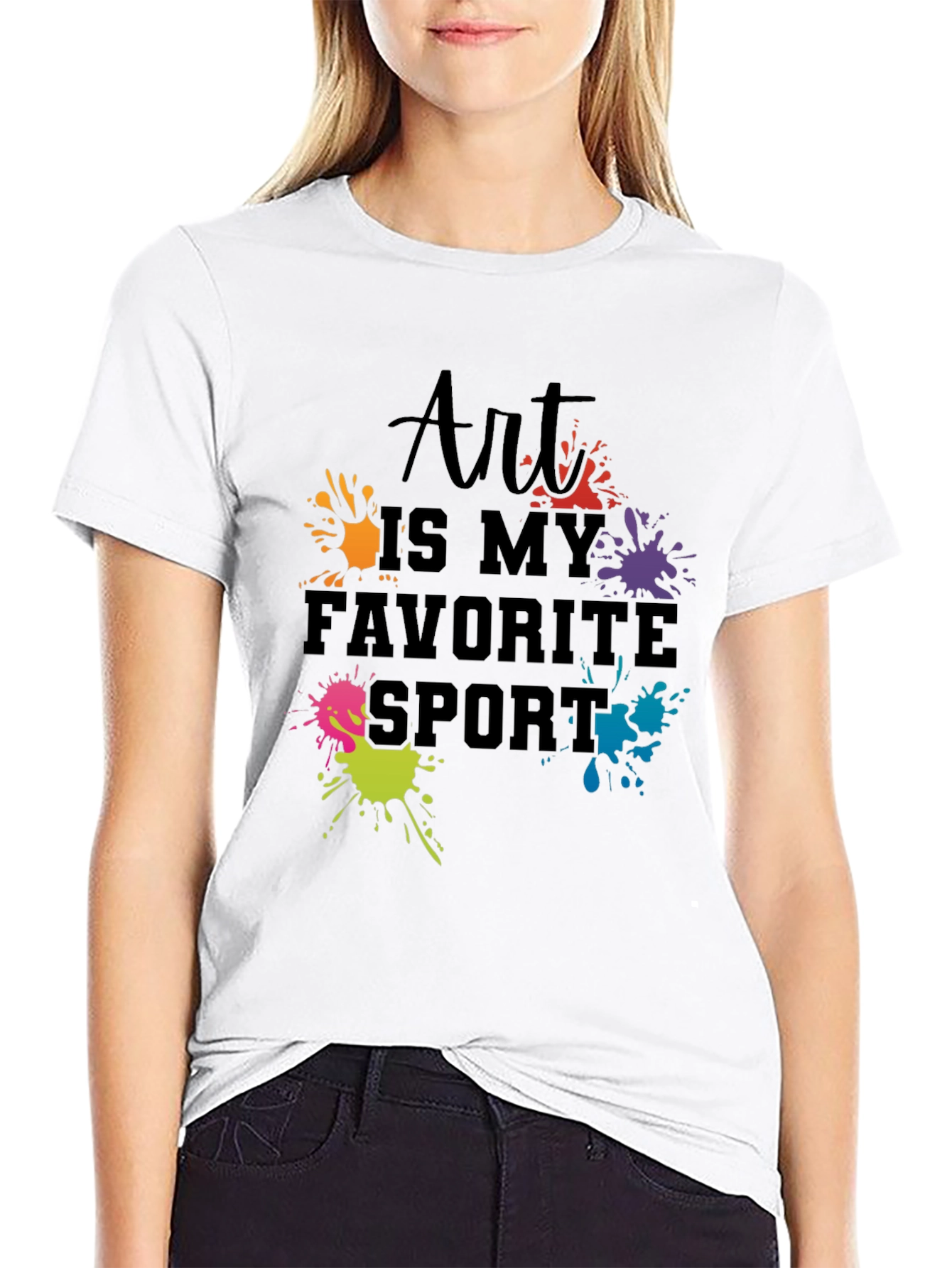 Art is My Favorite Sport Graphic T-Shirt