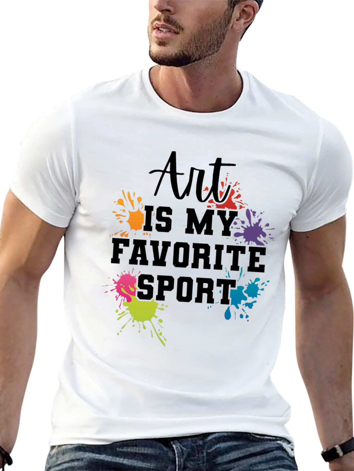 Art is My Favorite Sport Graphic T-Shirt