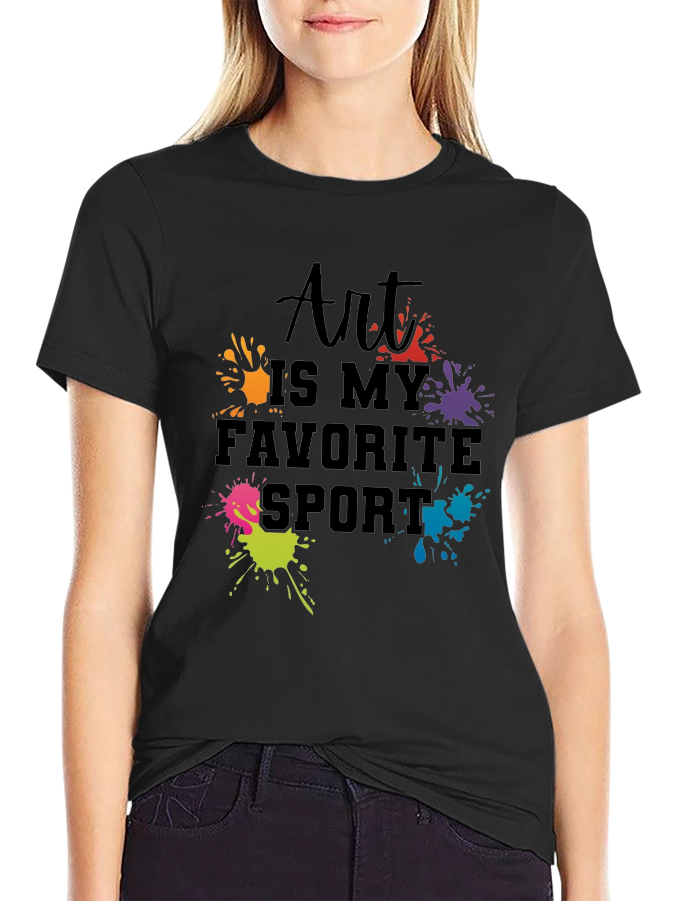 Art is My Favorite Sport Graphic T-Shirt