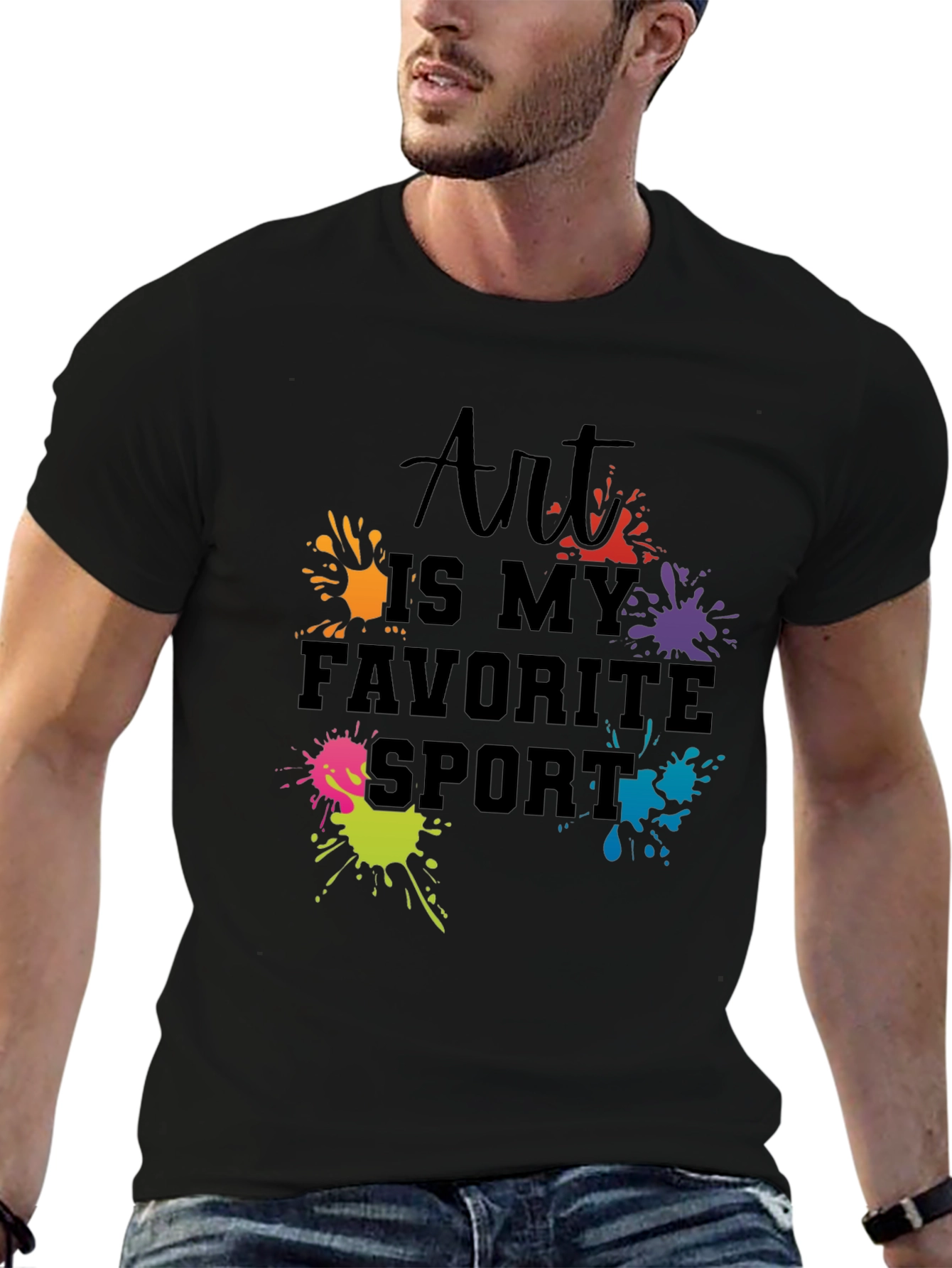Art is My Favorite Sport Graphic T-Shirt