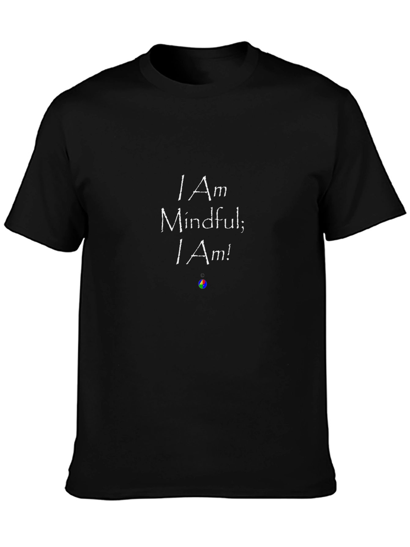 Mindful Statement Black T-Shirt