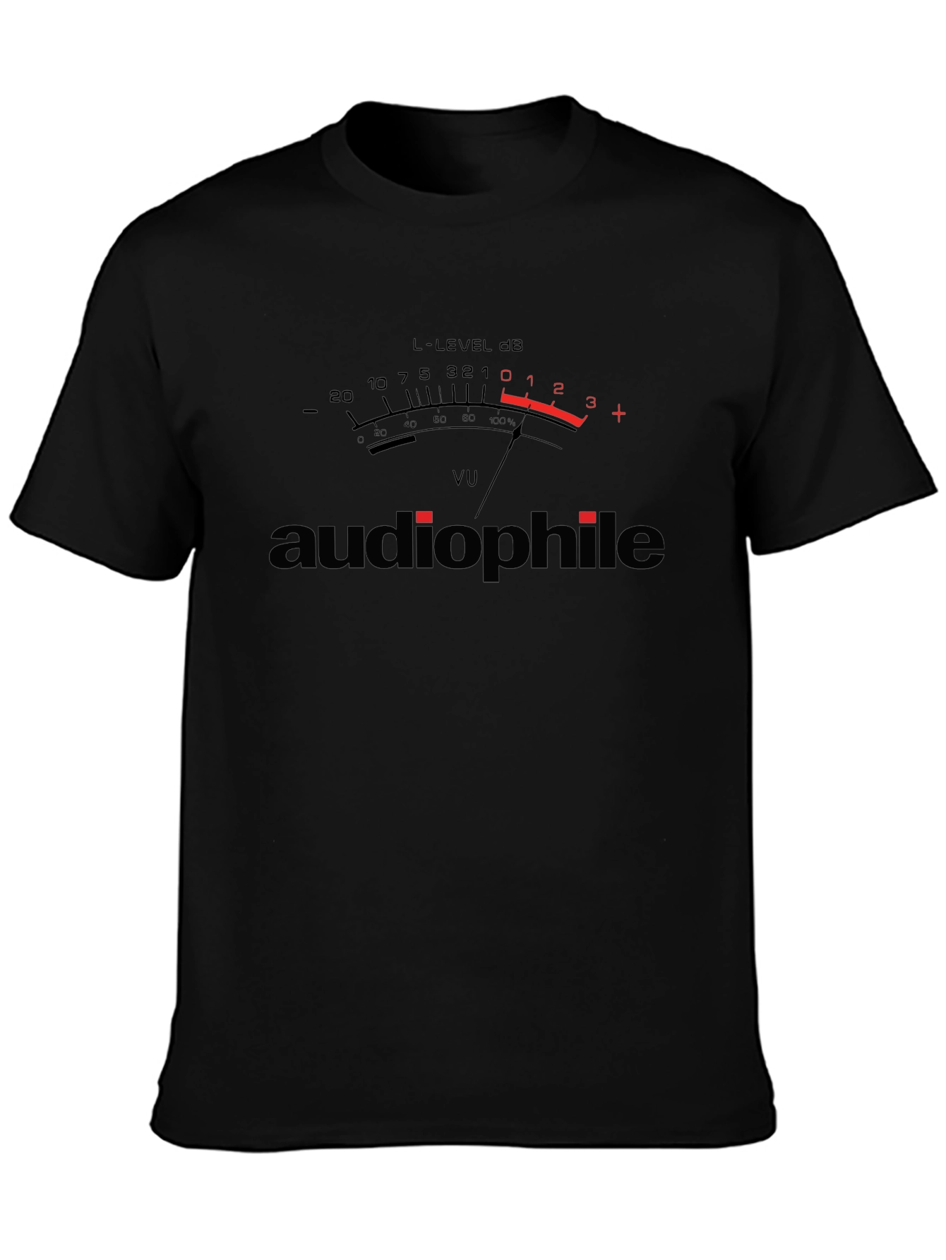 Audiophile VU Meter Graphic T-Shirt