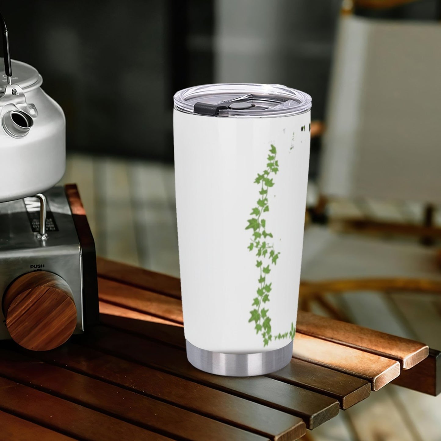 Daily Use Insulated Stainless Steel Tumbler - Stylish Graphic Print Cup