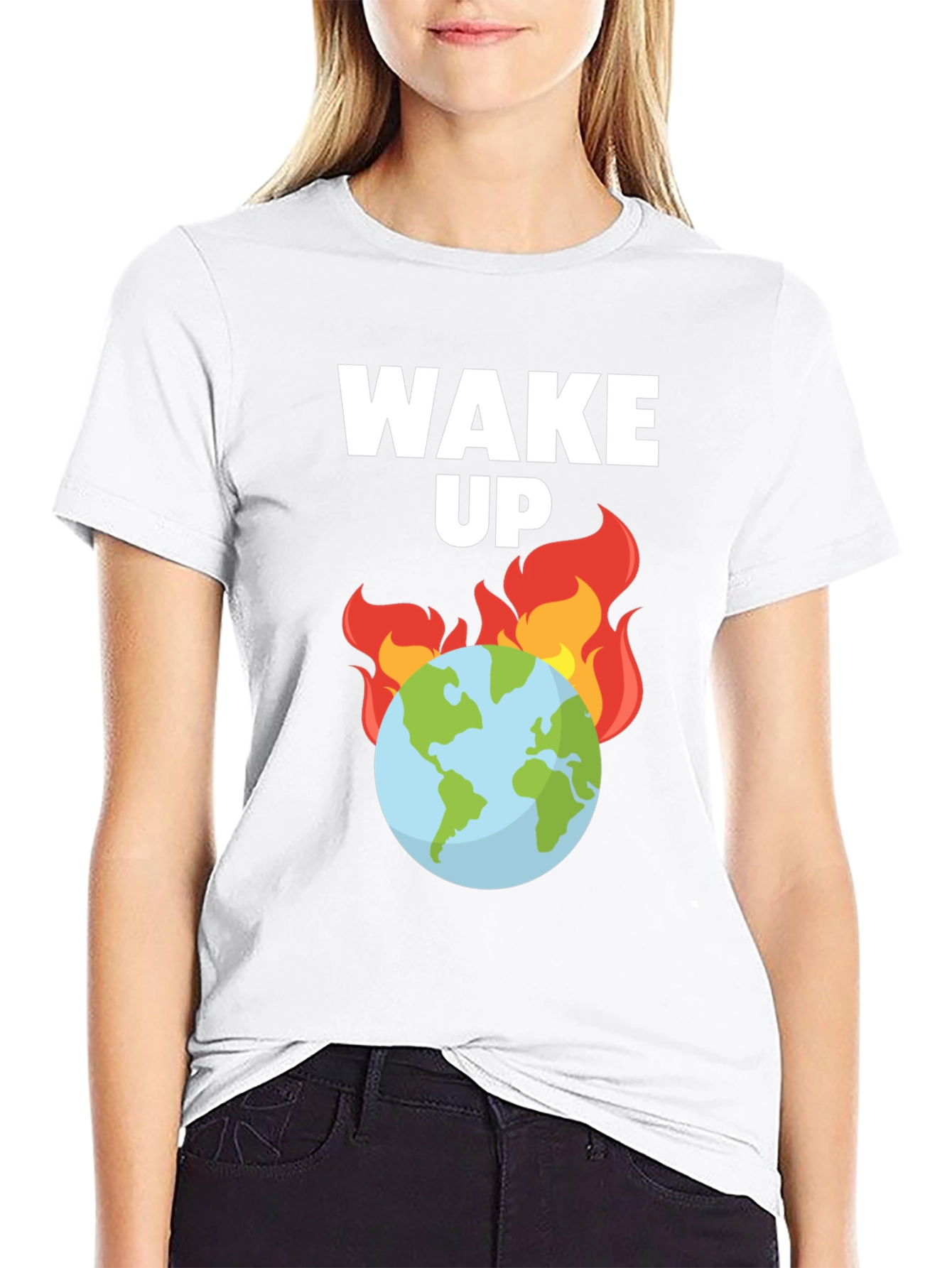 Wake Up Global Warming T-Shirt