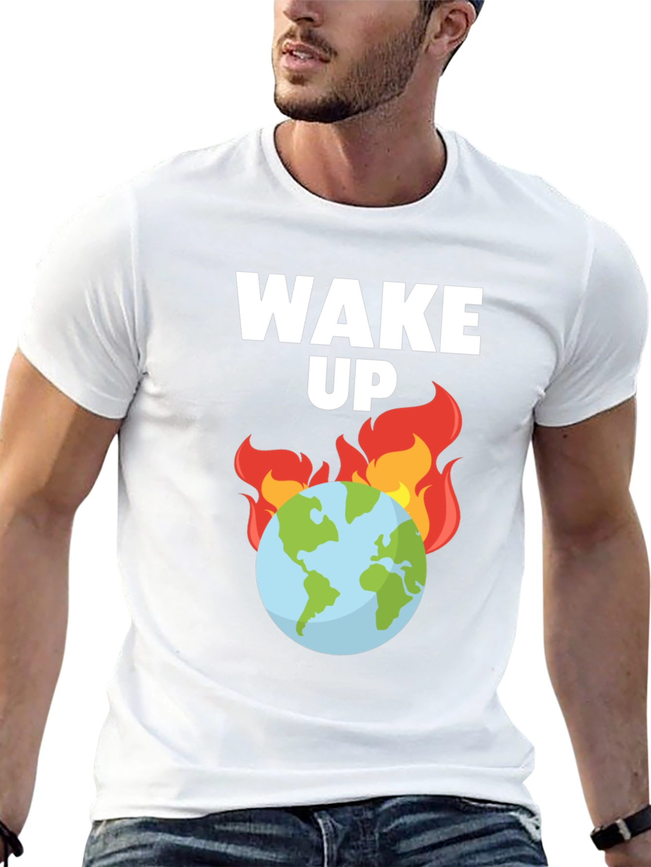 Wake Up Global Warming T-Shirt