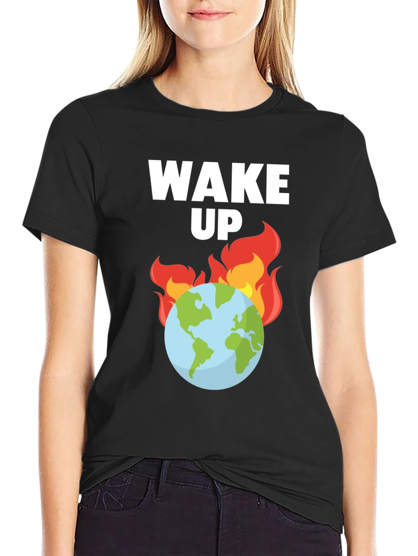 Wake Up Global Warming T-Shirt