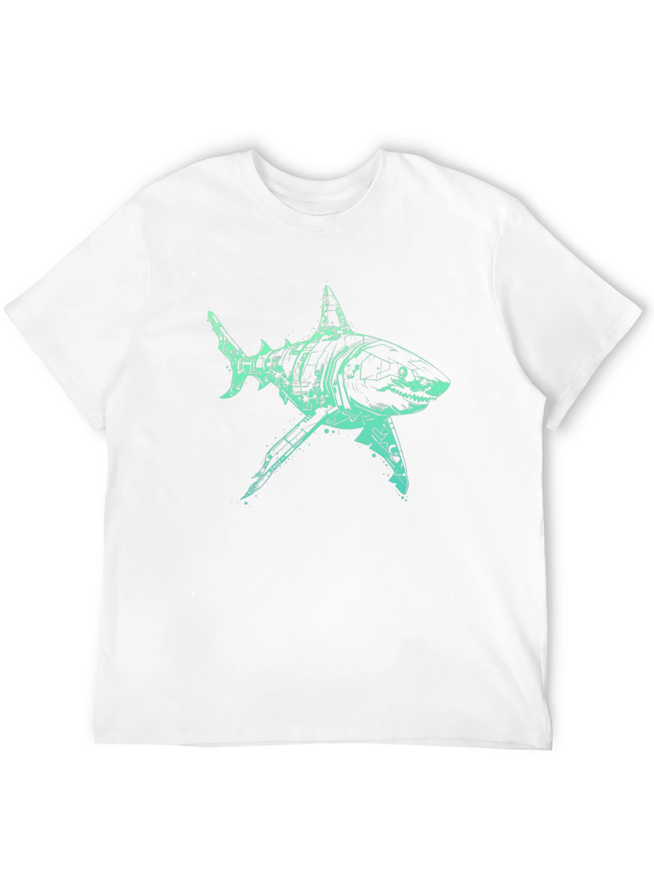 Tech Shark Graphic Tee - Mens Black T-Shirt