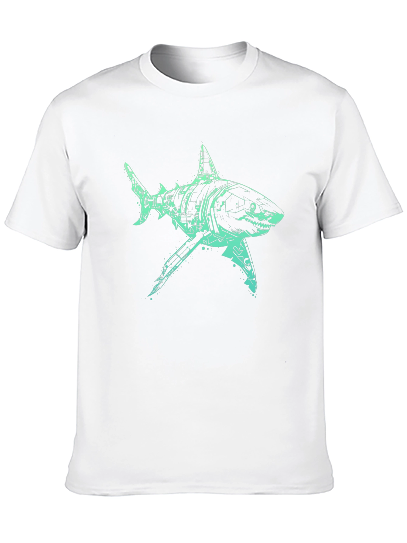 Tech Shark Graphic Tee - Mens Black T-Shirt