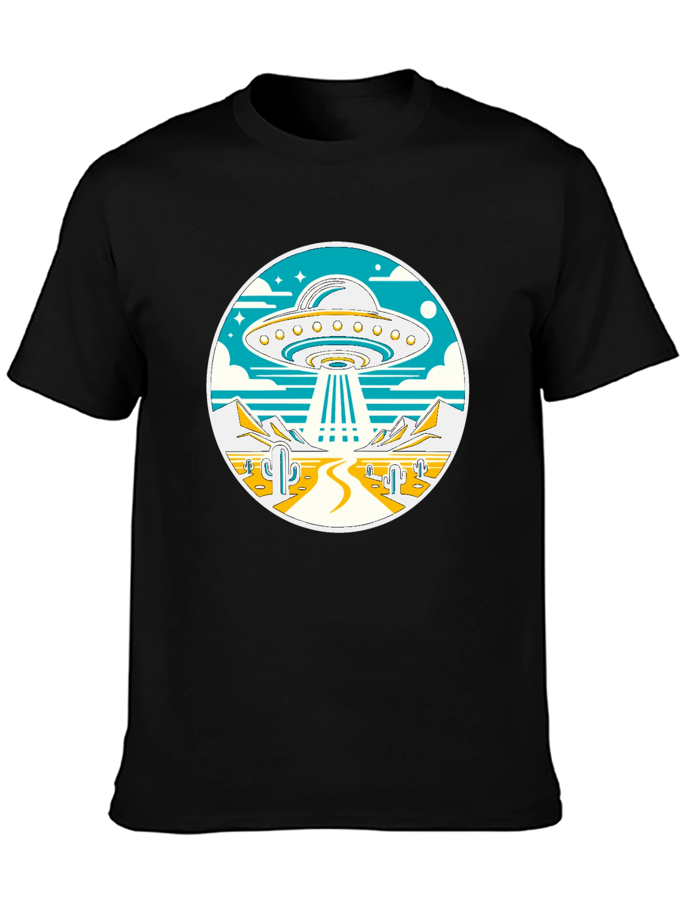 UFO Desert Abduction T-Shirt