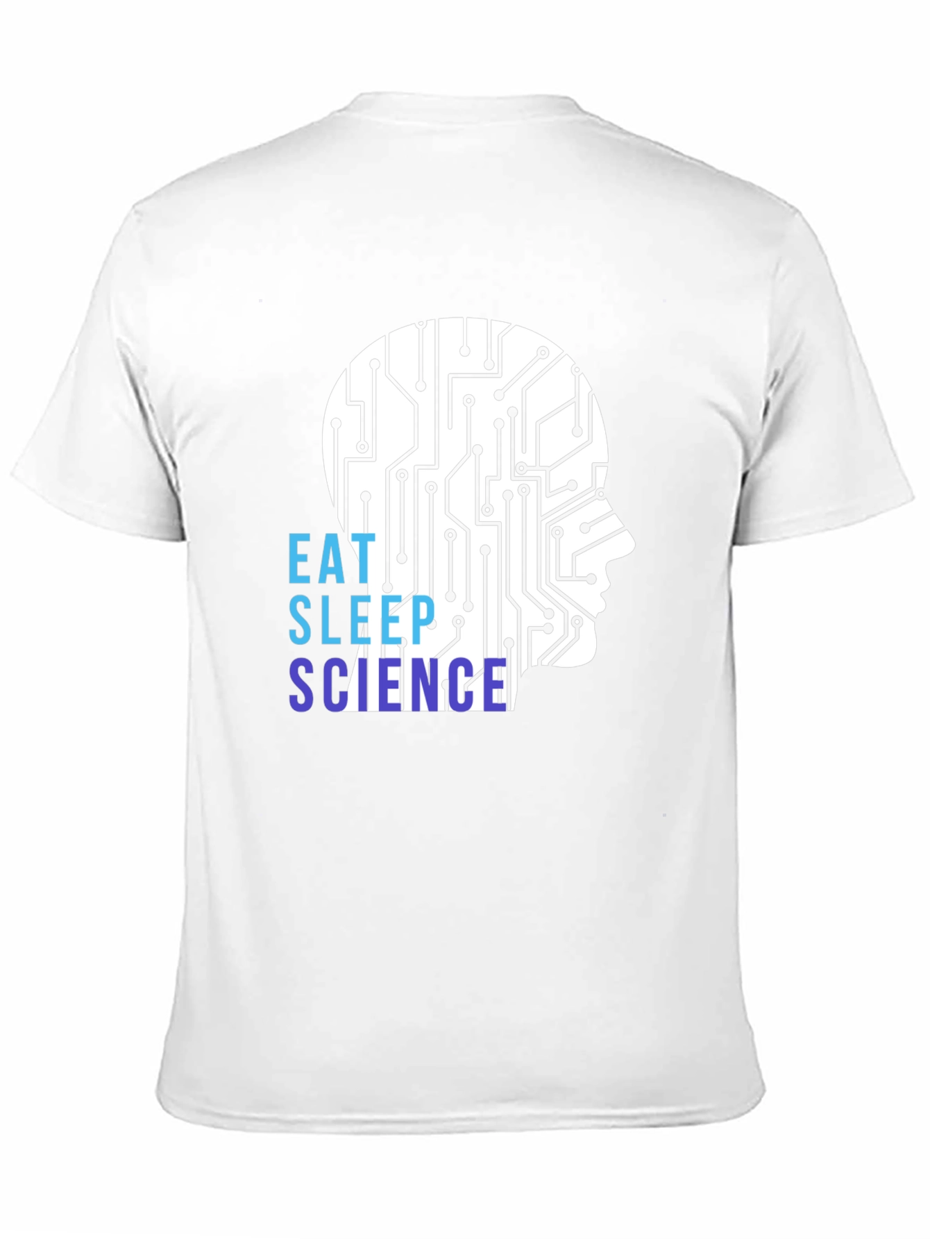 Eat Sleep Science Circuit Brain T-Shirt