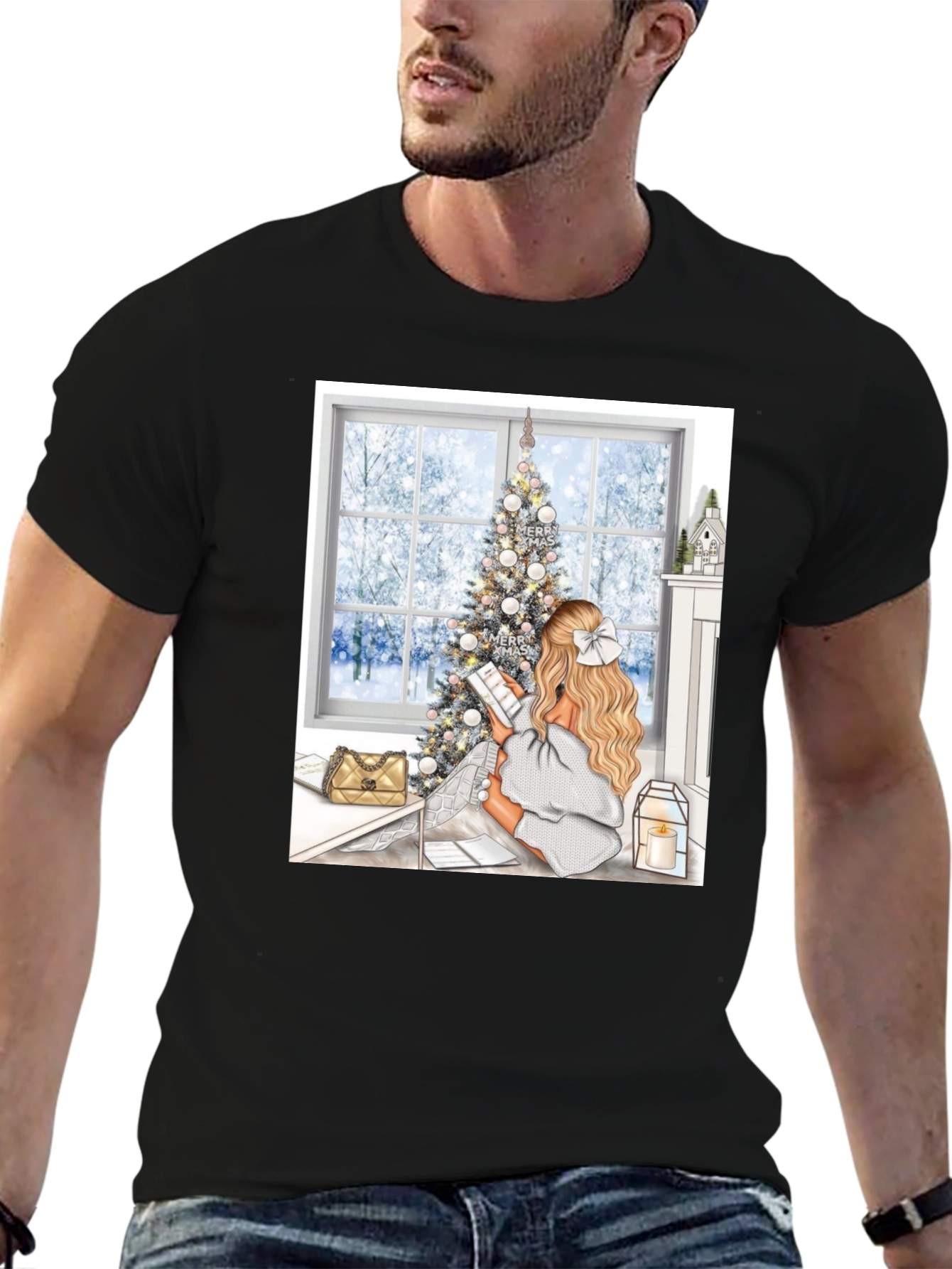Christmas Girl T-Shirt - Holiday Season Fashion