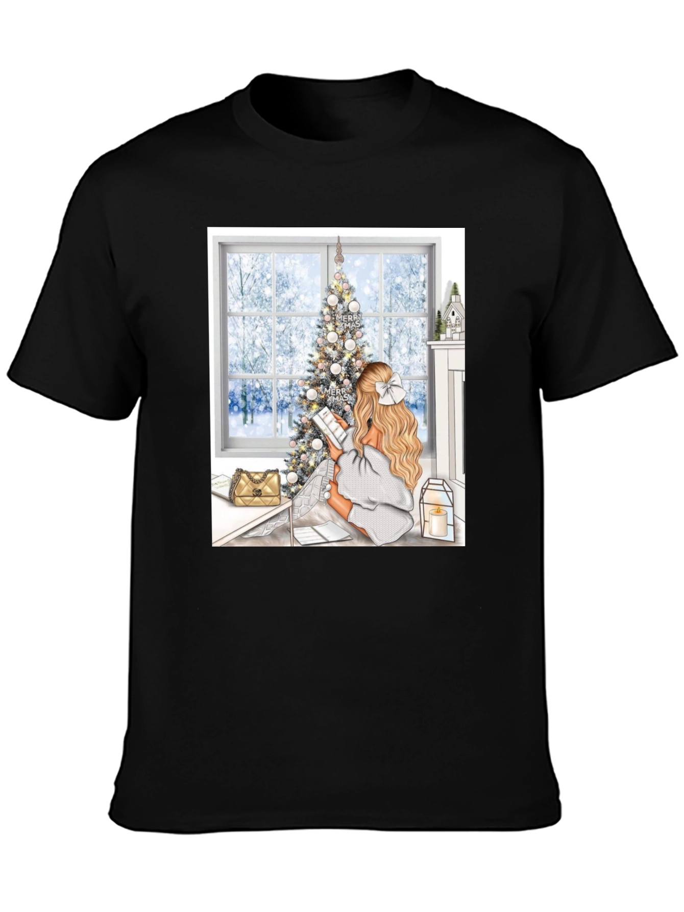 Christmas Girl T-Shirt - Holiday Season Fashion