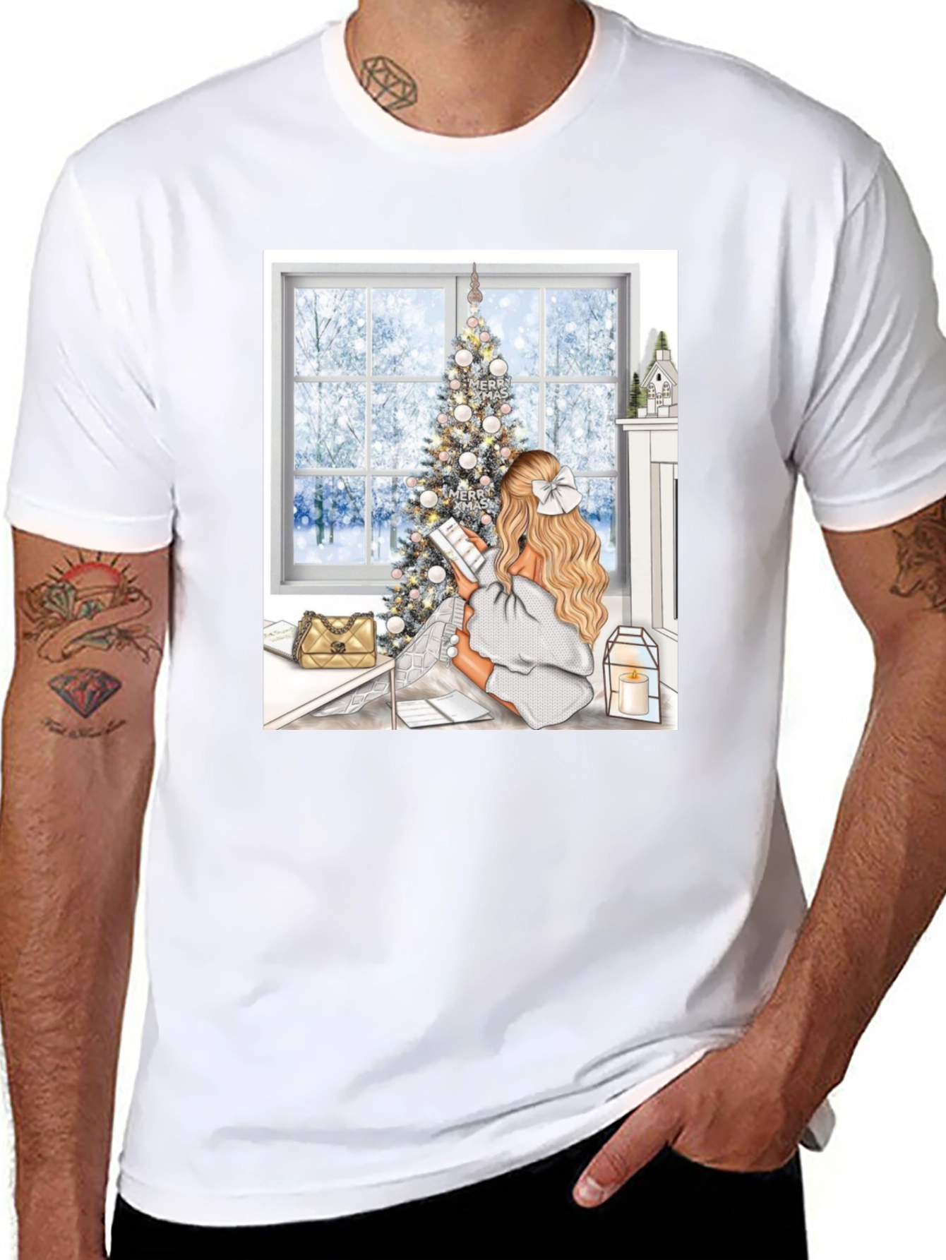 Christmas Girl T-Shirt - Holiday Season Fashion