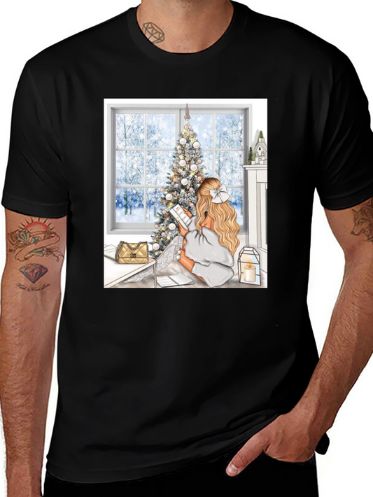 Christmas Girl T-Shirt - Holiday Season Fashion