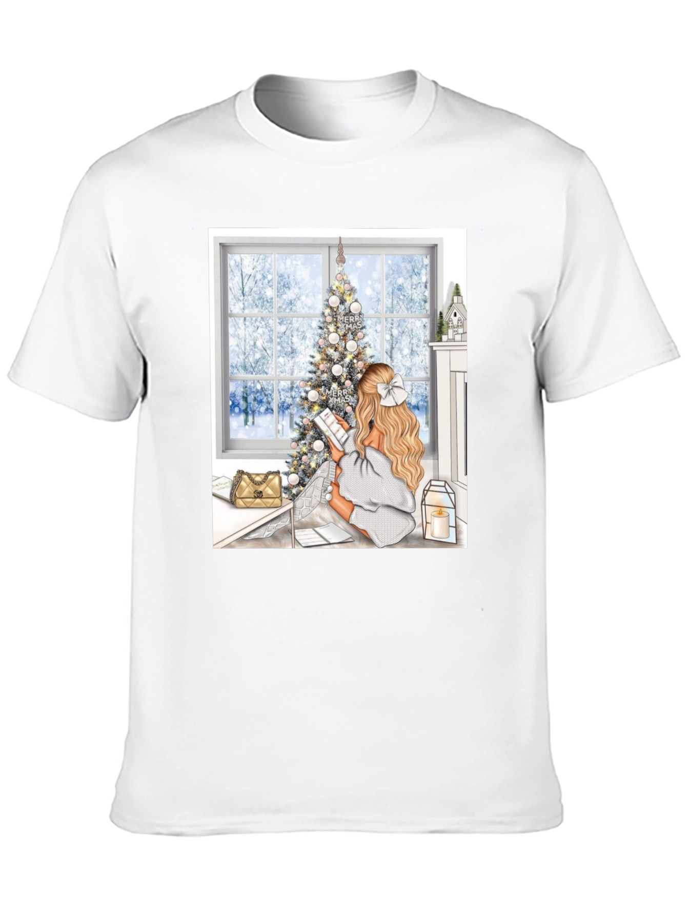 Christmas Girl T-Shirt - Holiday Season Fashion