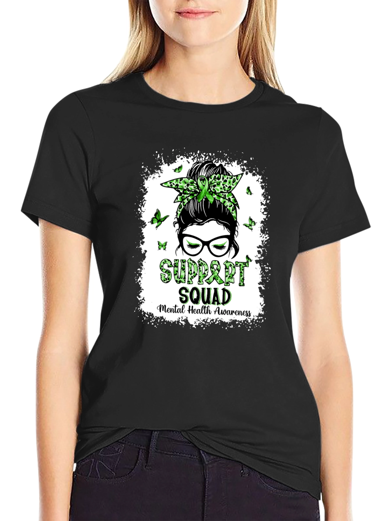 Support Squad Mental Health Awareness Graphic Tee
