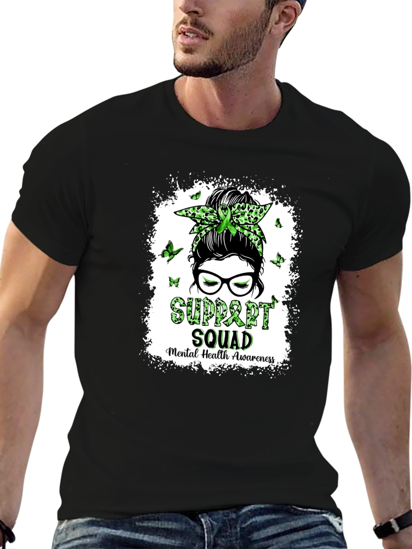 Support Squad Mental Health Awareness Graphic Tee