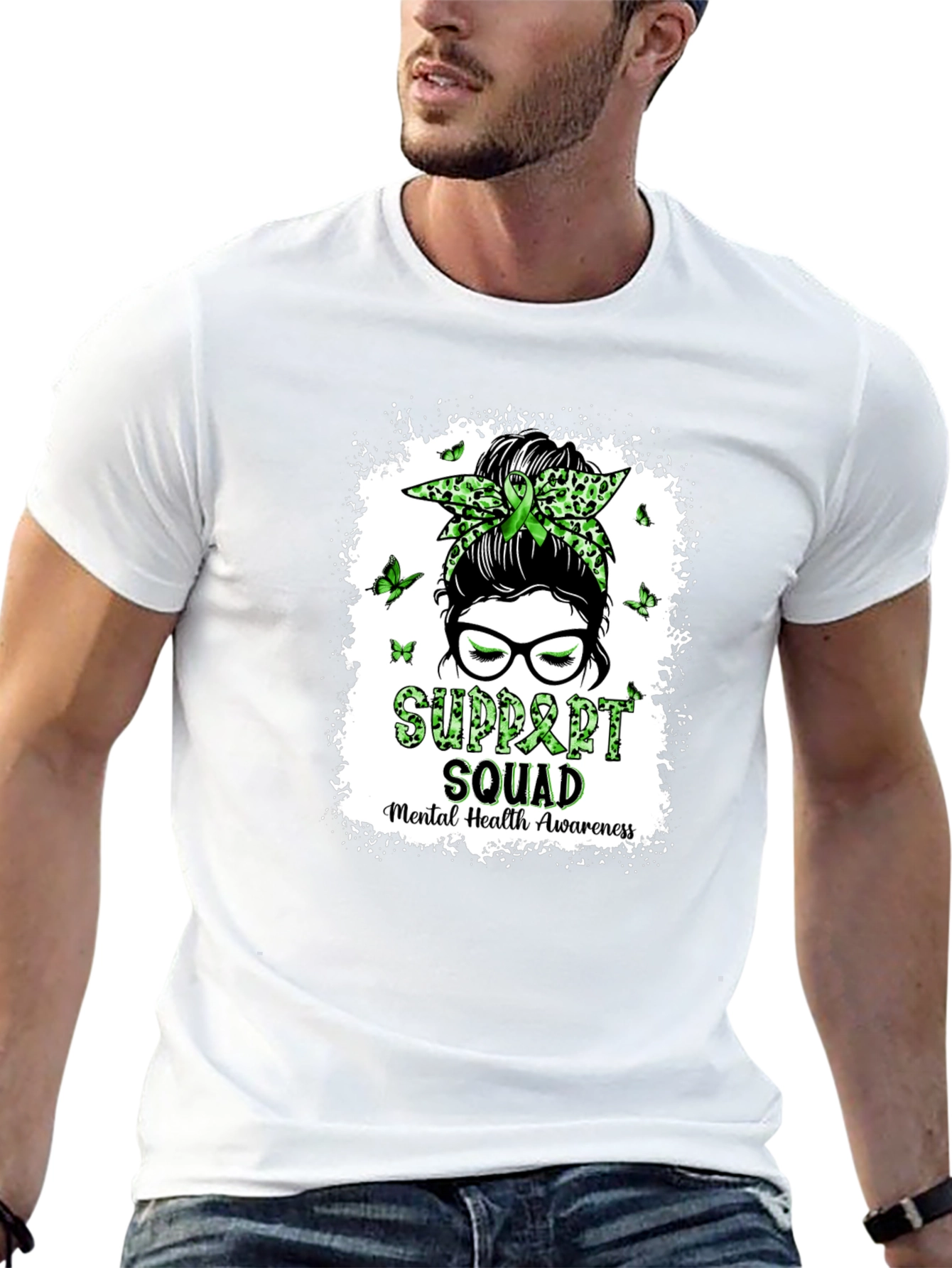 Support Squad Mental Health Awareness Graphic Tee