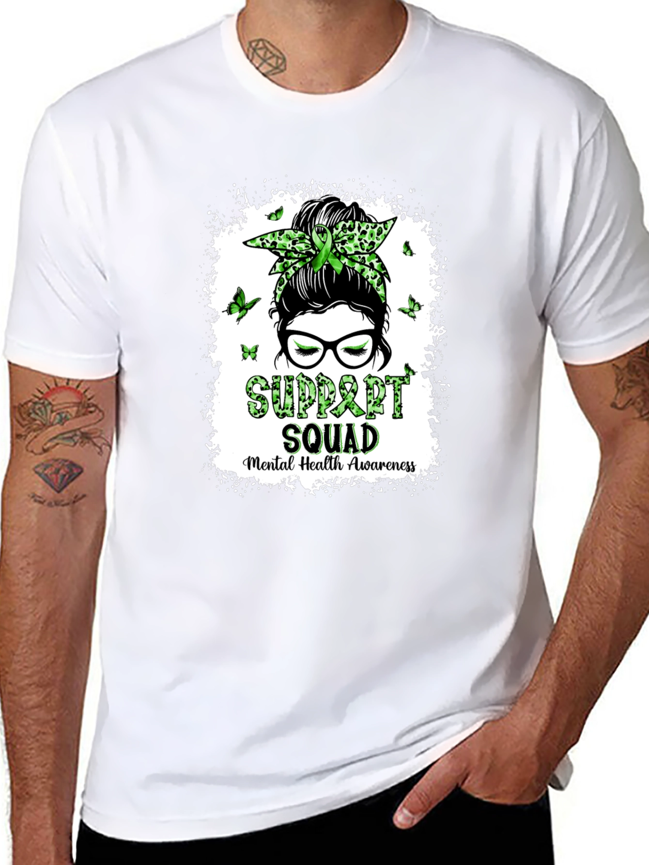 Support Squad Mental Health Awareness Graphic Tee
