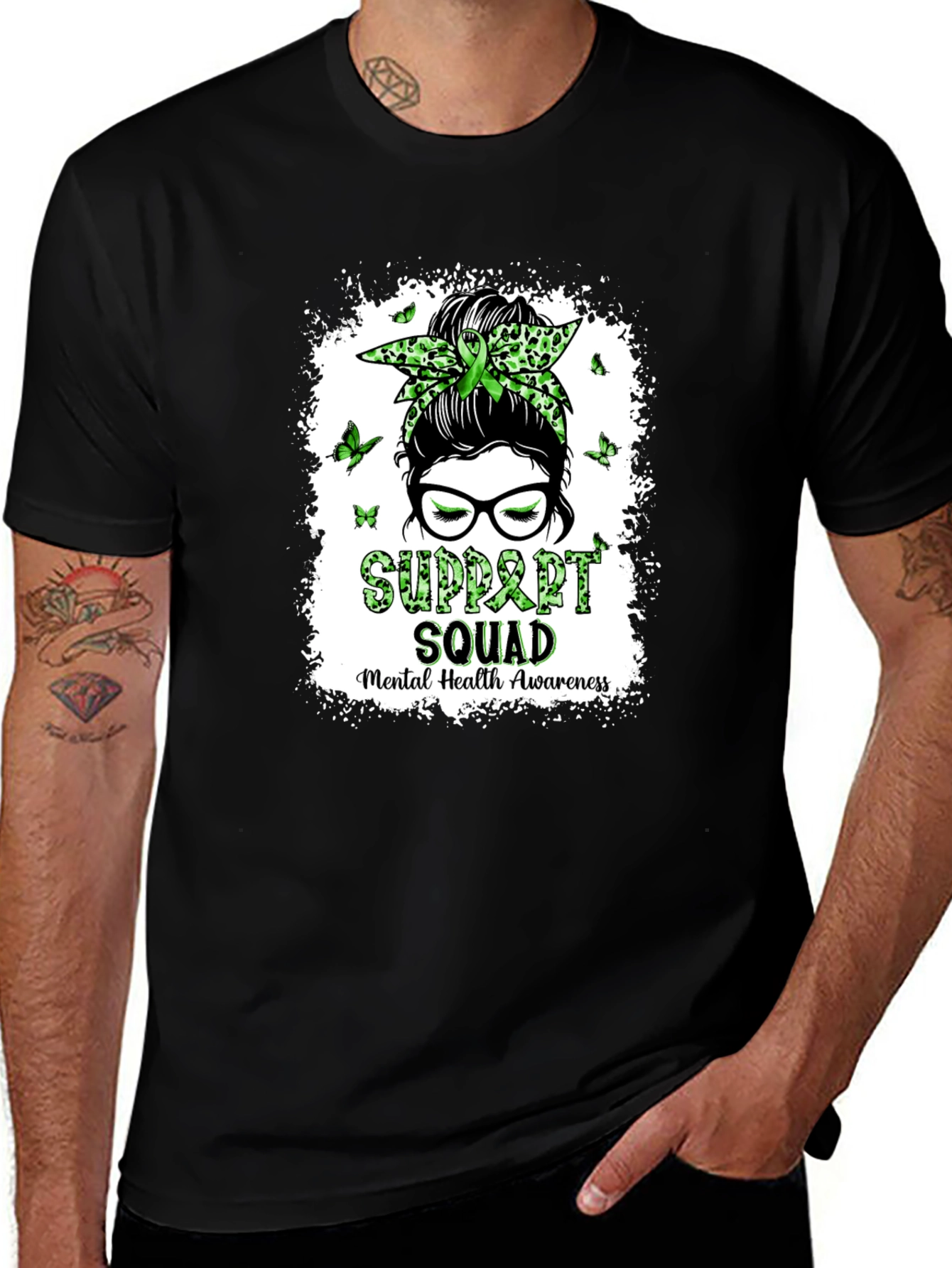 Support Squad Mental Health Awareness Graphic Tee