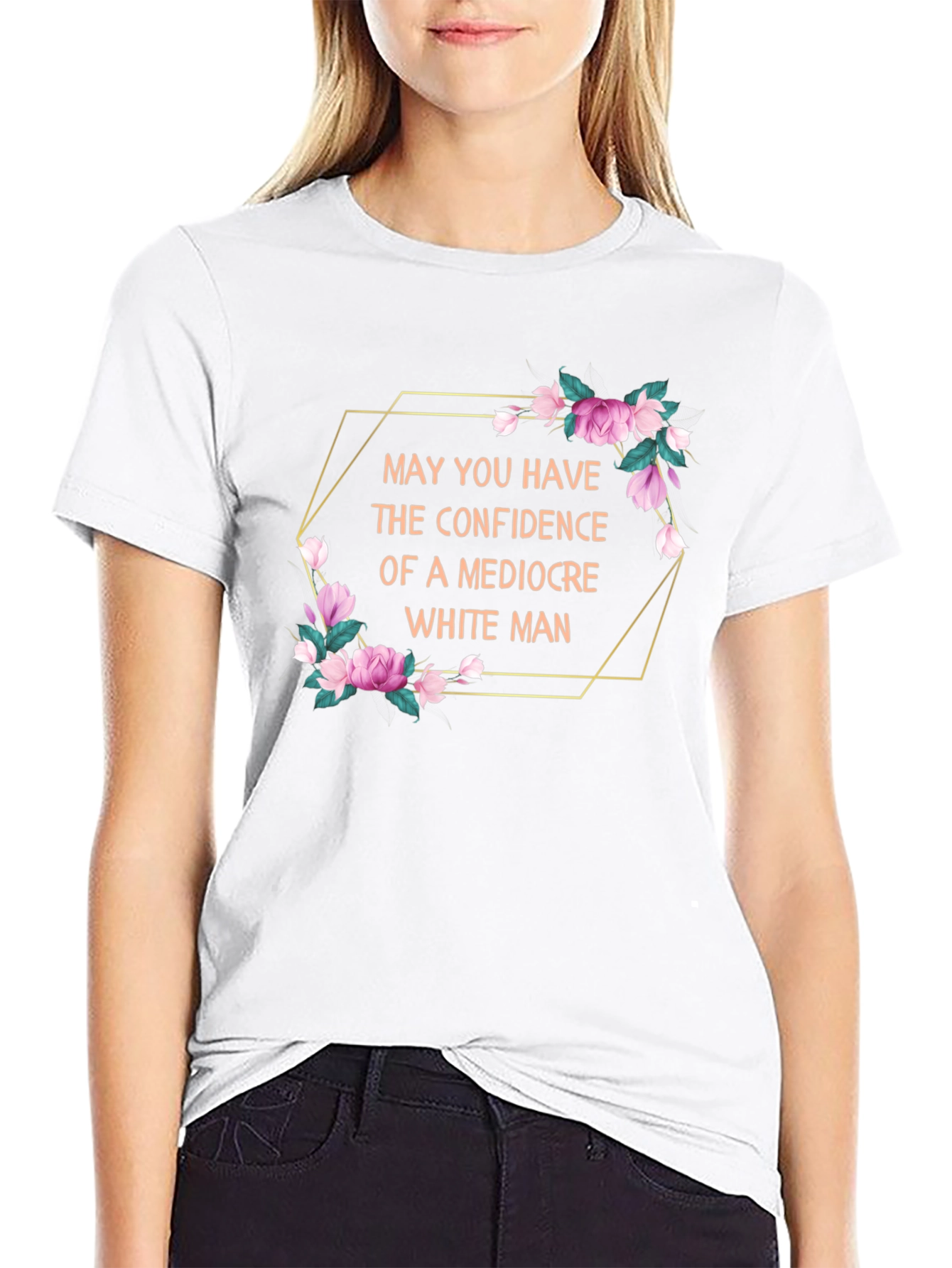 Confidence Tee - Mediocre White Man Humor