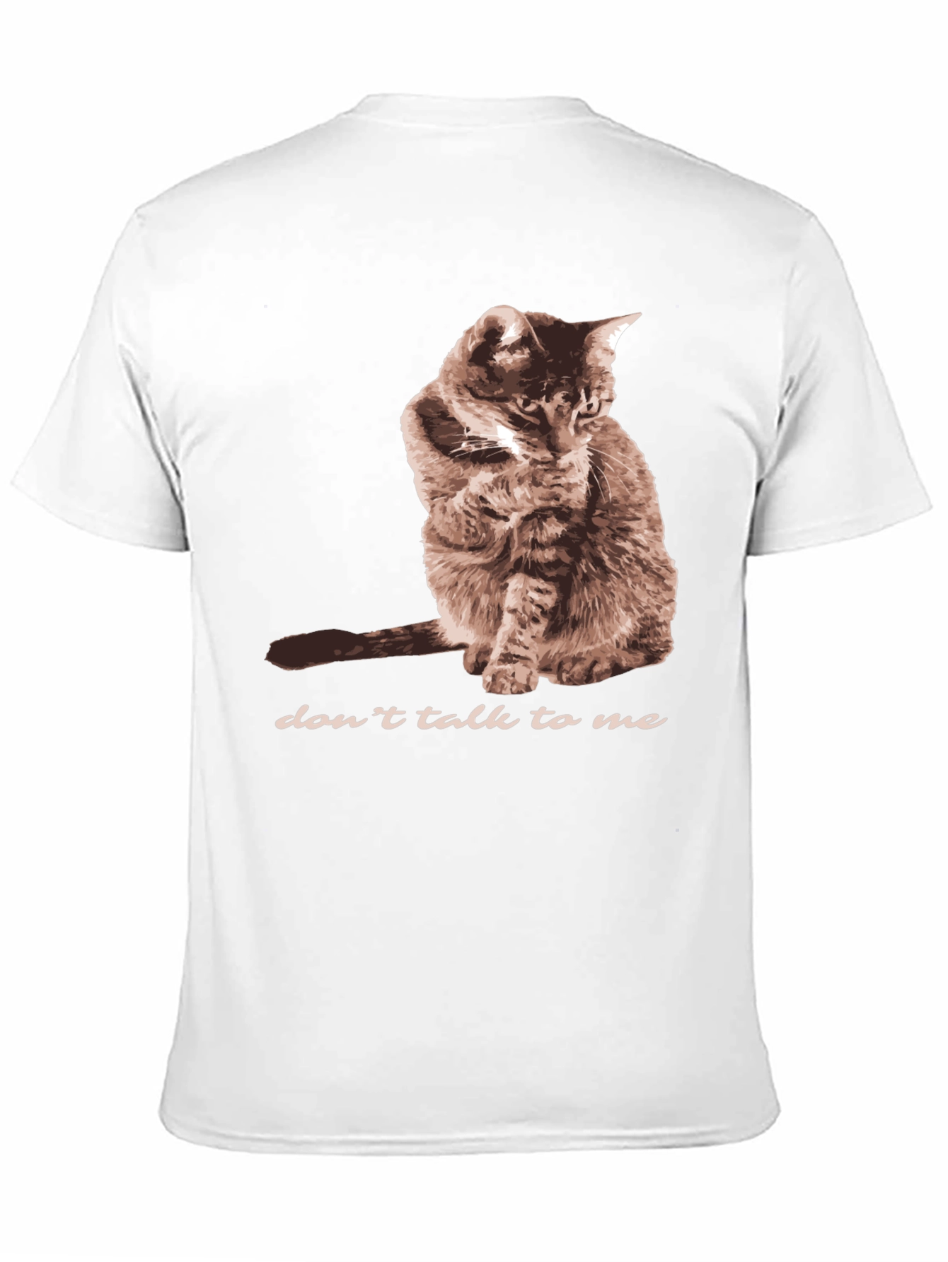 Dont Talk To Me Cat Graphic T-Shirt