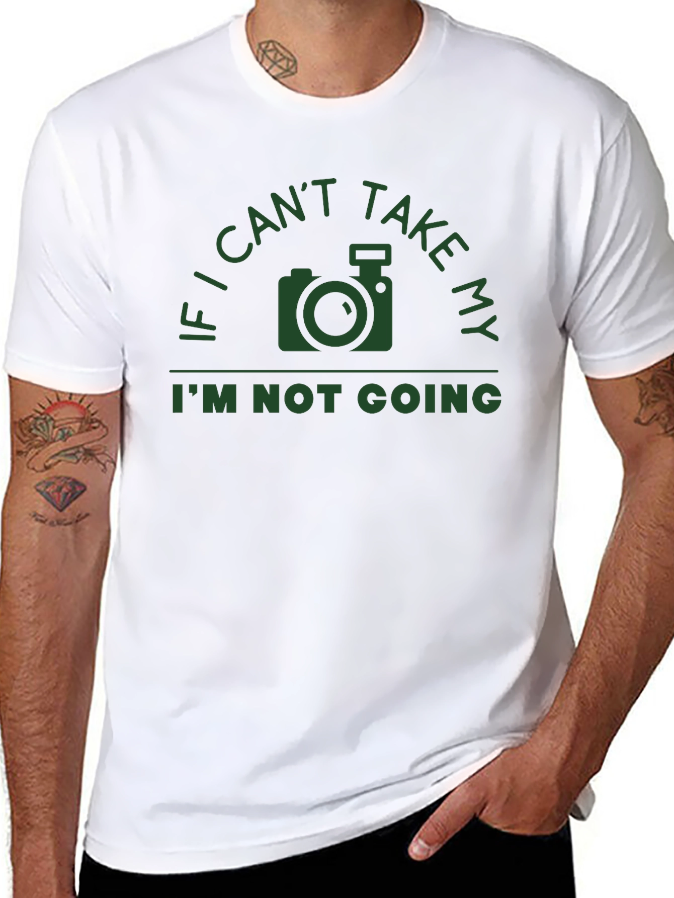 Photographer T-Shirt - If I Cant Take My Camera...