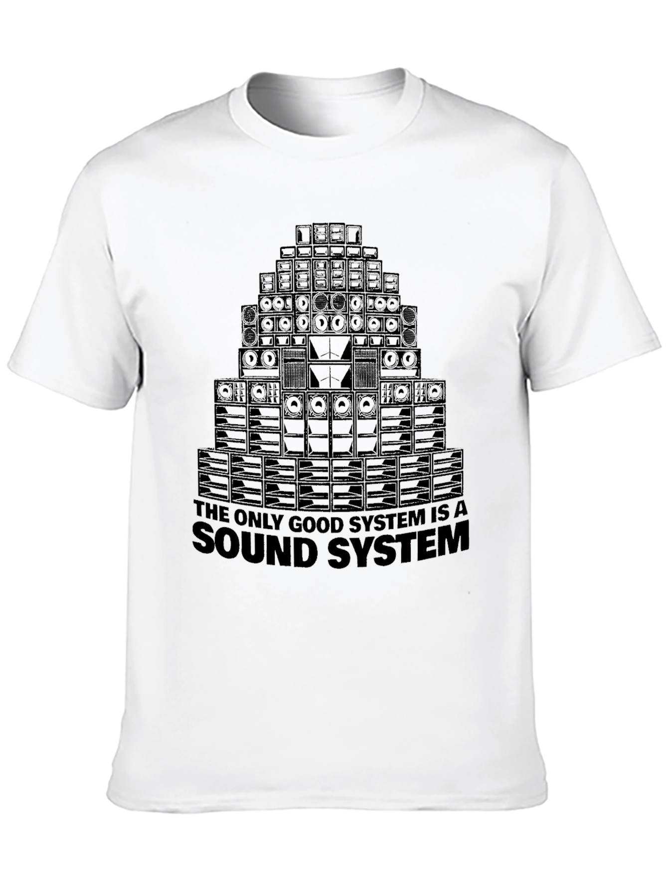 Sound System Stack Graphic Tee