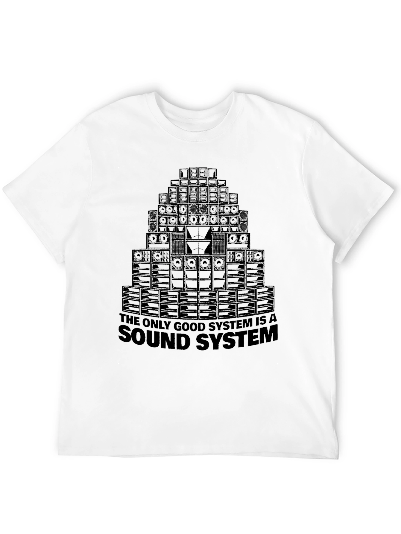 Sound System Stack Graphic Tee