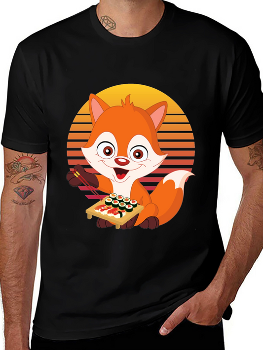 Fox Sushi Lover Graphic Tee